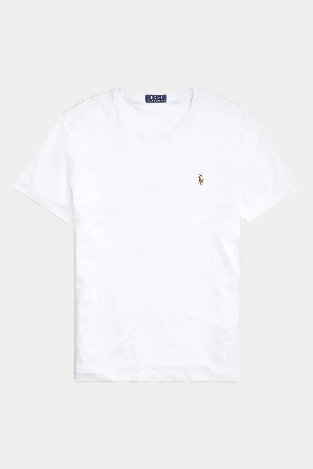Polo Ralph Lauren Custom Slim Fit Yuvarlak Yaka Logolu T-shirt
