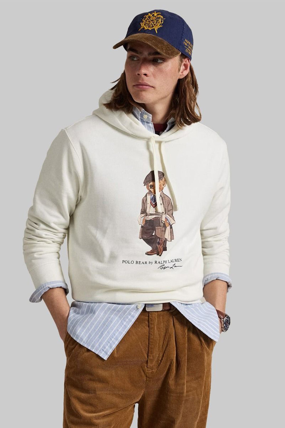 Polo Ralph Lauren Polo Bear Şardonlu Kapüşonlu Sweatshirt