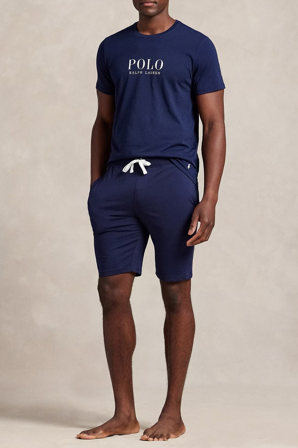 Polo Ralph Lauren Custom Fit Yuvarlak Yaka Logolu T-shirt