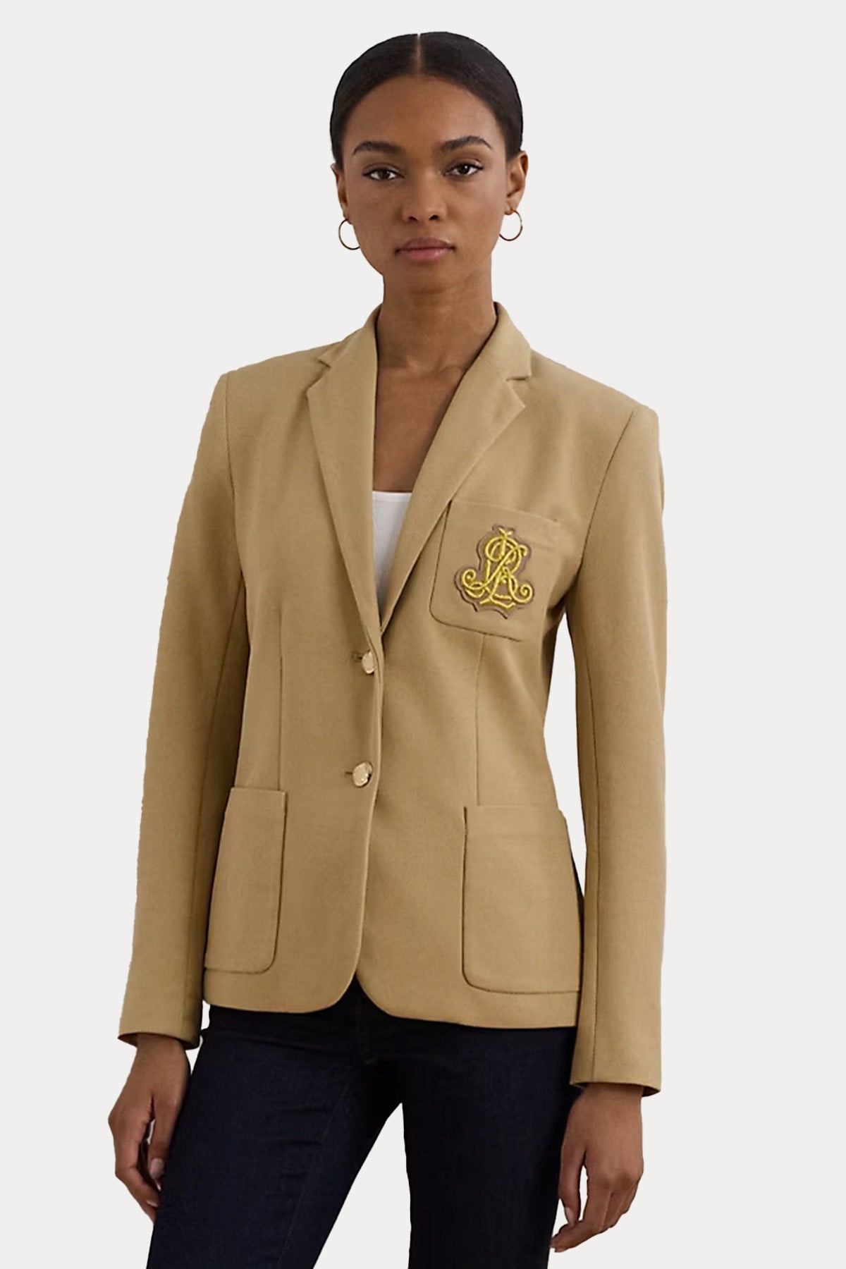 Polo Ralph Lauren Slim Fit Nakış Logolu Spor Cepli Blazer Ceket