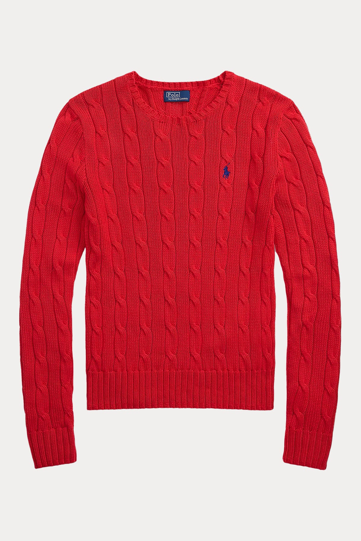 Polo Ralph Lauren Slim Fit Yuvarlak Yaka Saç Örgü Triko