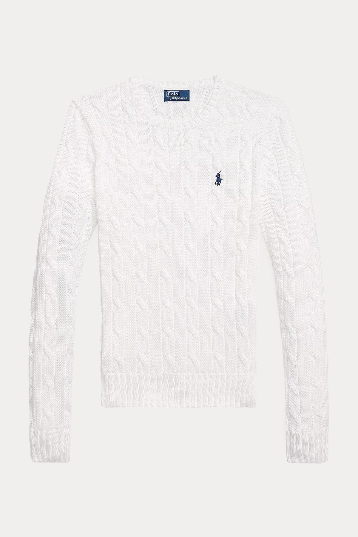 Polo Ralph Lauren Slim Fit Yuvarlak Yaka Saç Örgü Triko