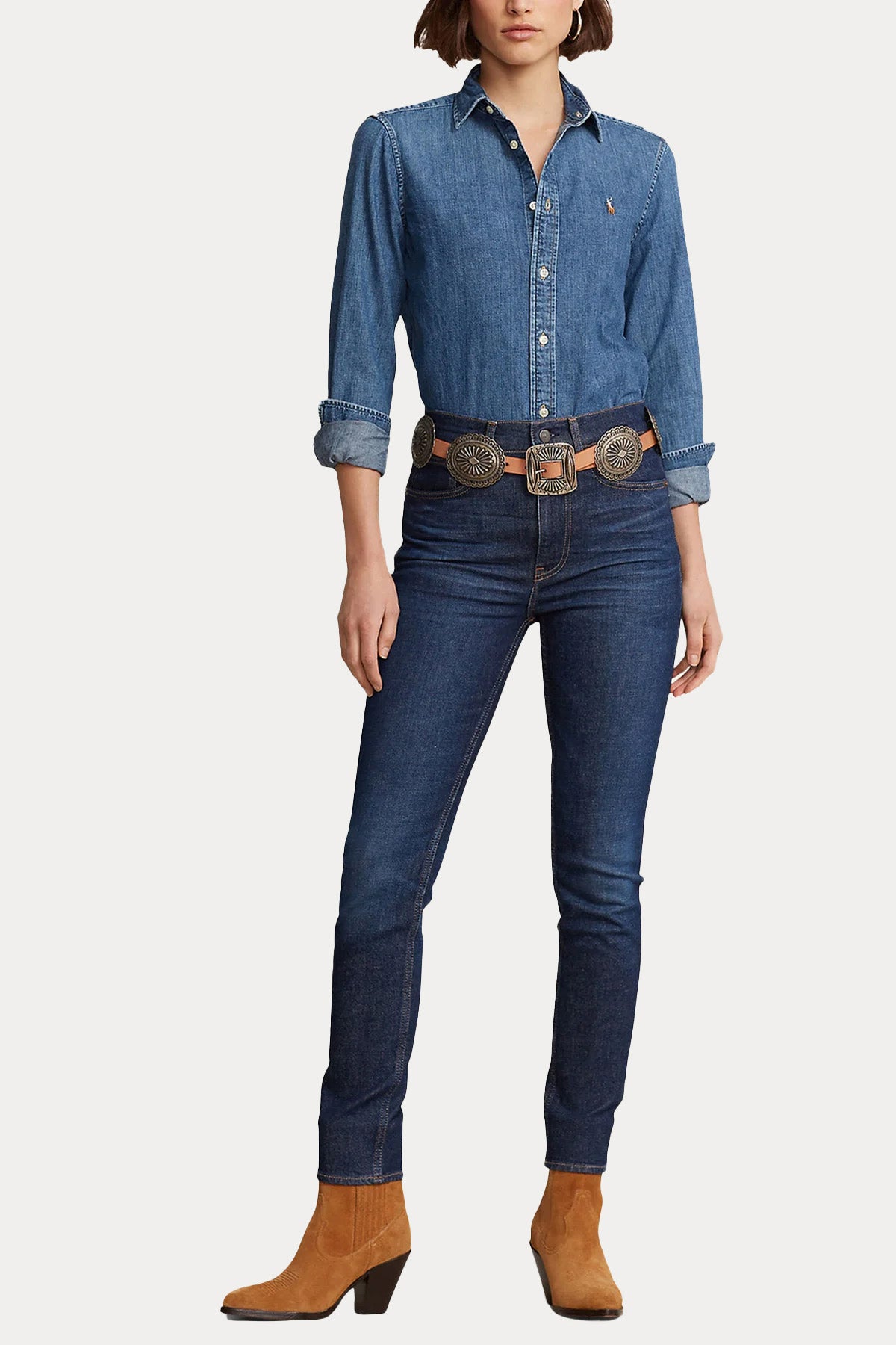 Polo Ralph Lauren Custom Fit Denim Gömlek