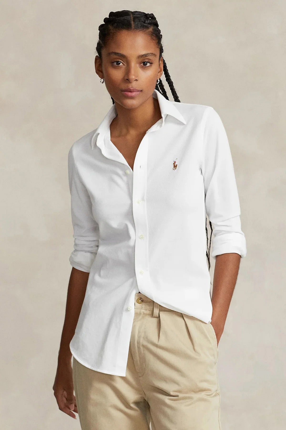 Polo Ralph Lauren Custom Fit Knit Oxford Gömlek