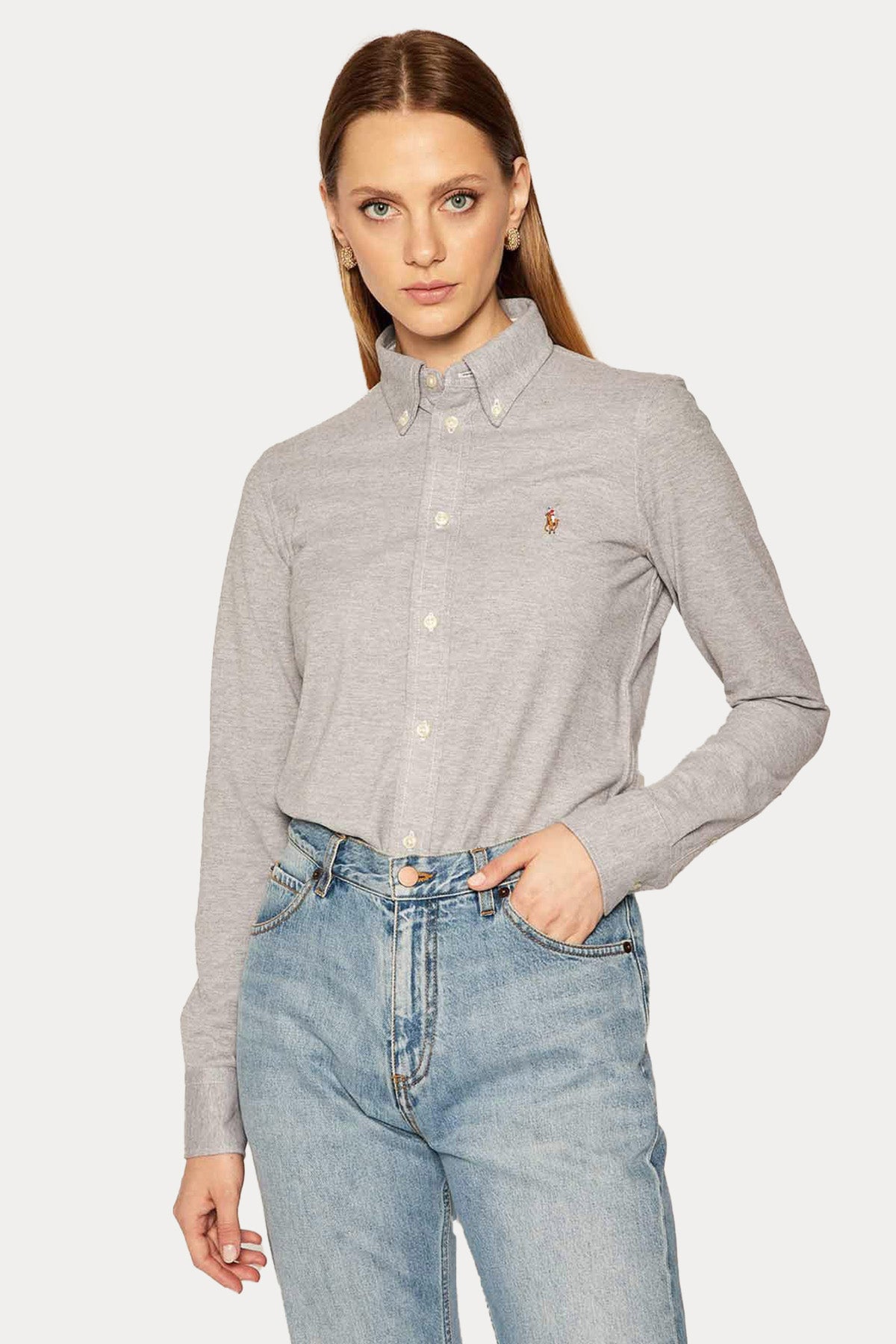 Polo Ralph Lauren Custom Fit Knit Oxford Gömlek