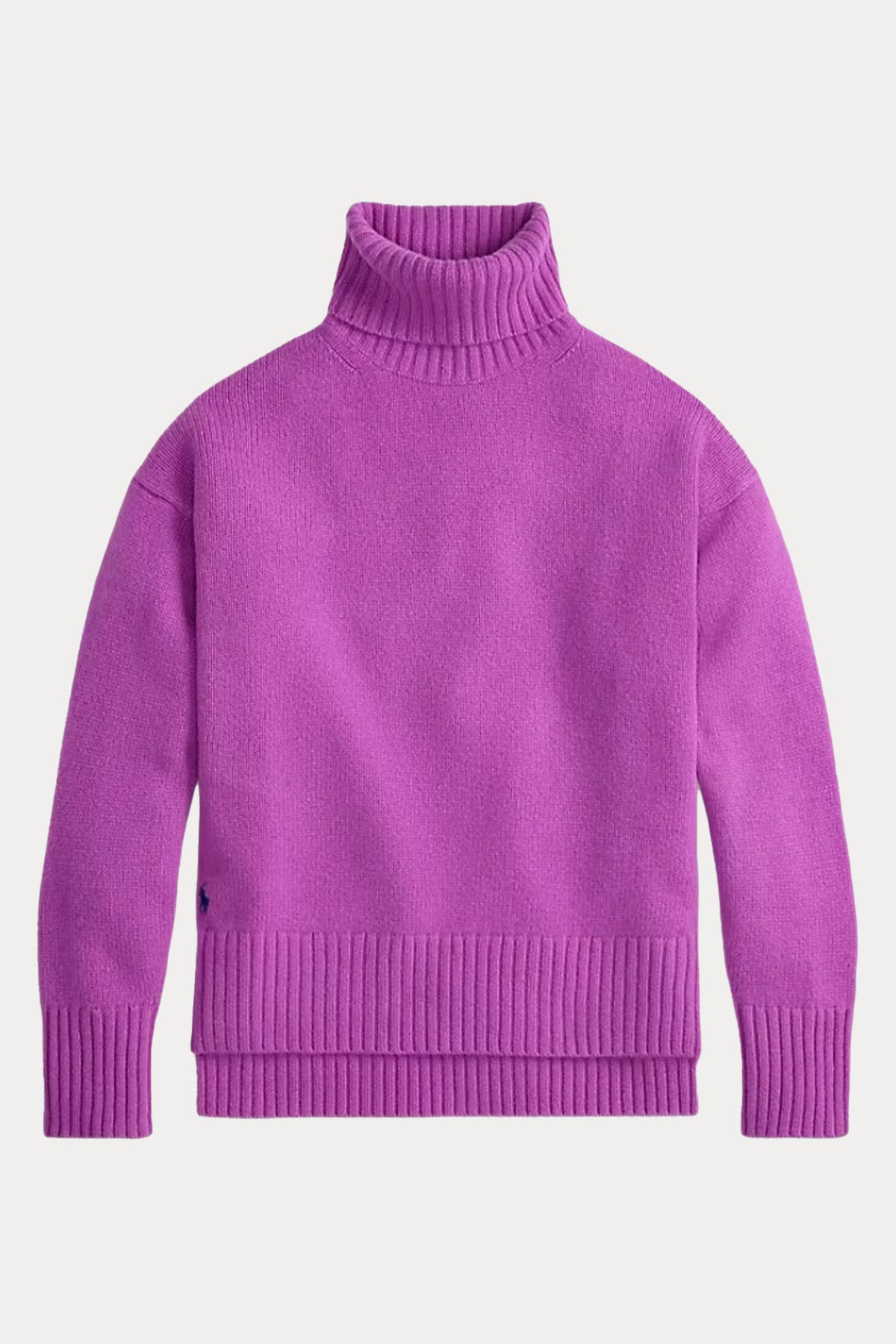 Polo Ralph Lauren Relaxed Fit Balıkçı Yaka Yün Örgü Triko