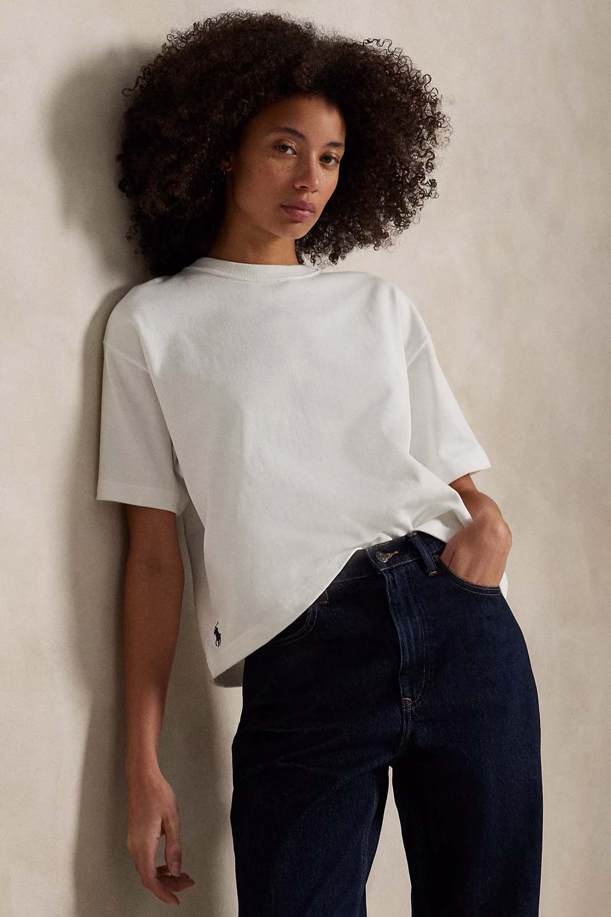 Polo Ralph Lauren Relaxed Crop Fit Pony Logolu T-shirt