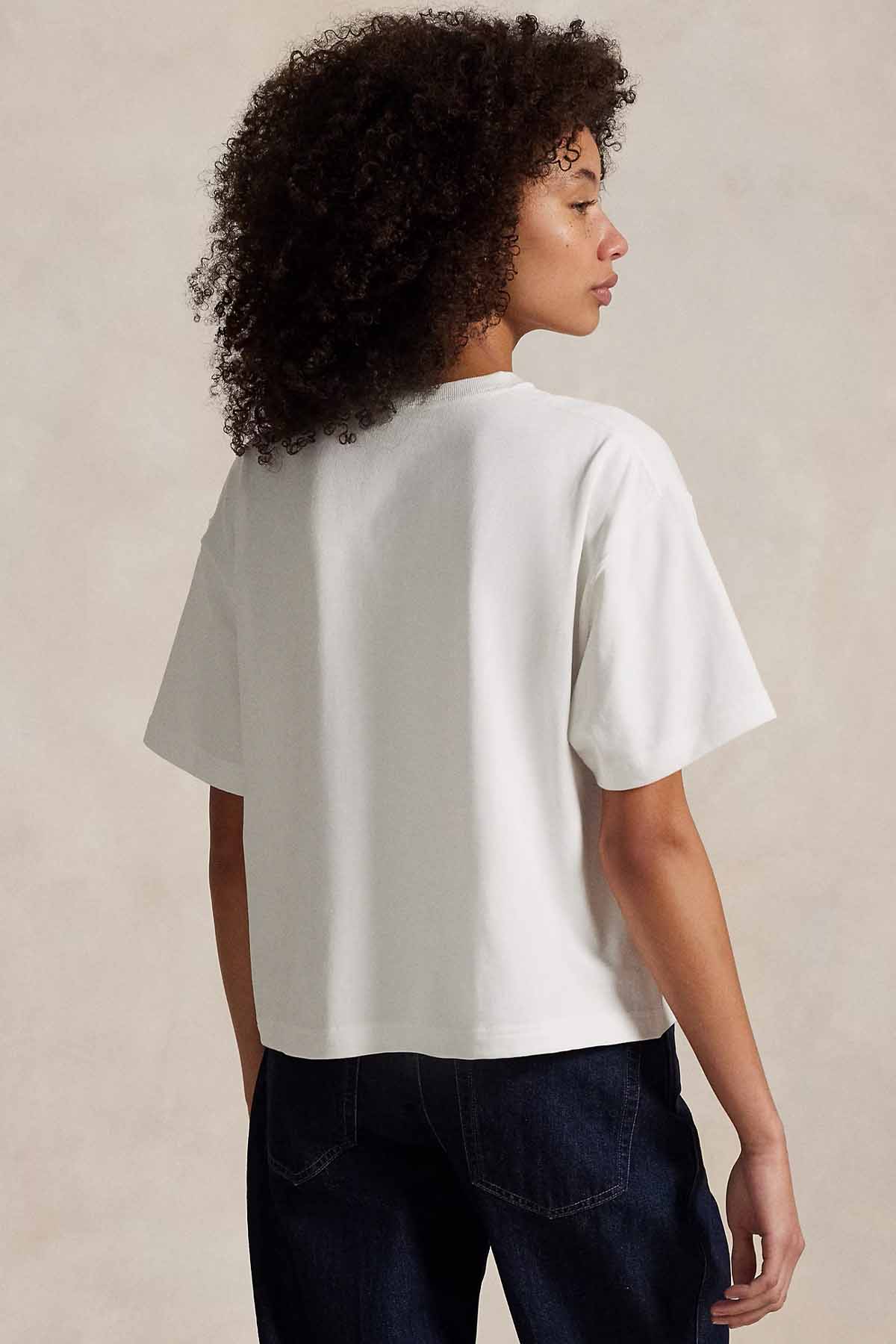 Polo Ralph Lauren Relaxed Crop Fit Pony Logolu T-shirt