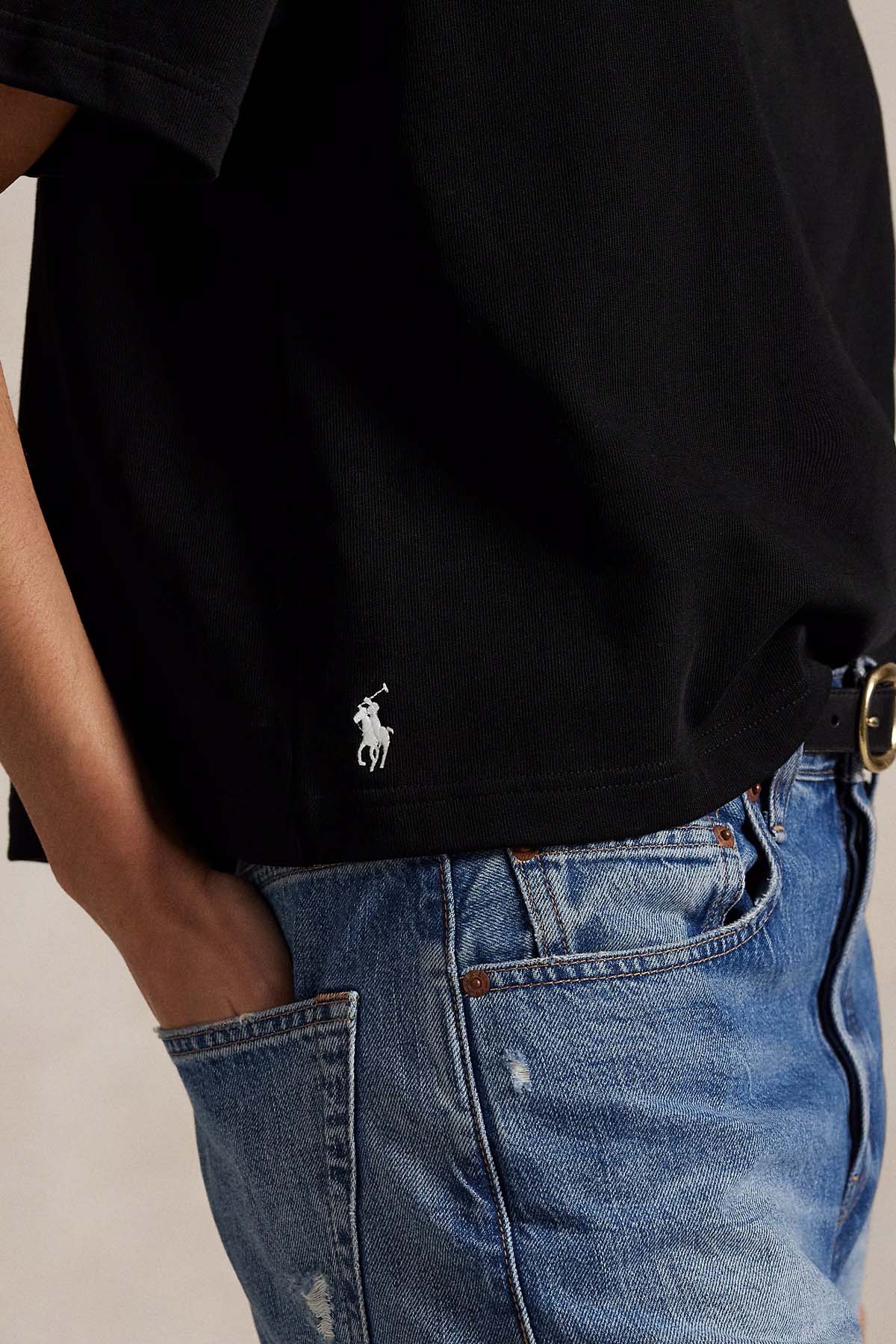 Polo Ralph Lauren Relaxed Crop Fit Pony Logolu T-shirt