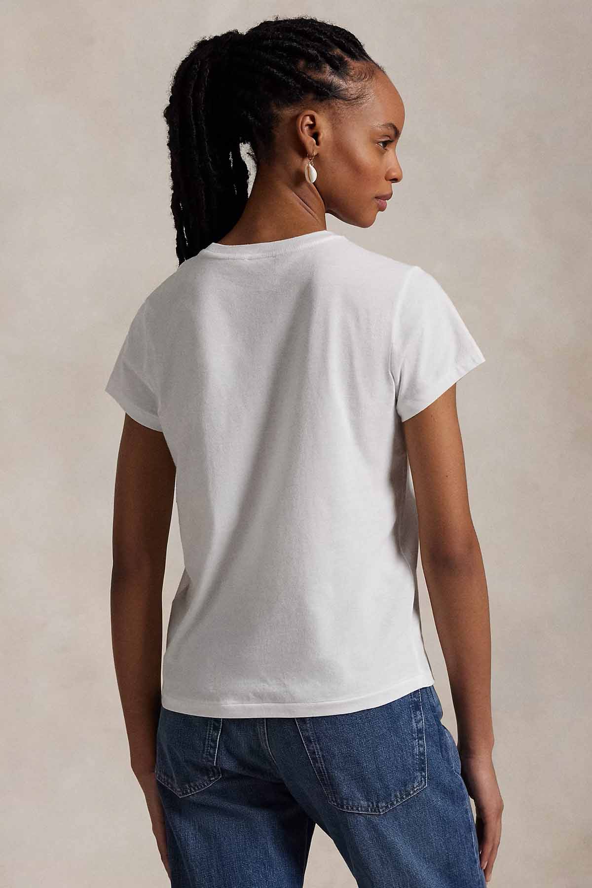 Polo Ralph Lauren Custom Fit Yuvarlak Yaka T-shirt-T-shirt-Libas