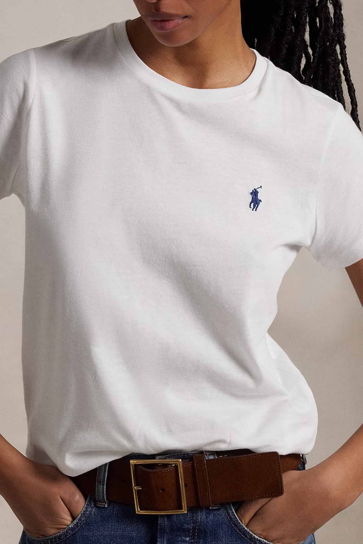 Polo Ralph Lauren Custom Fit Yuvarlak Yaka T-shirt-T-shirt-Libas