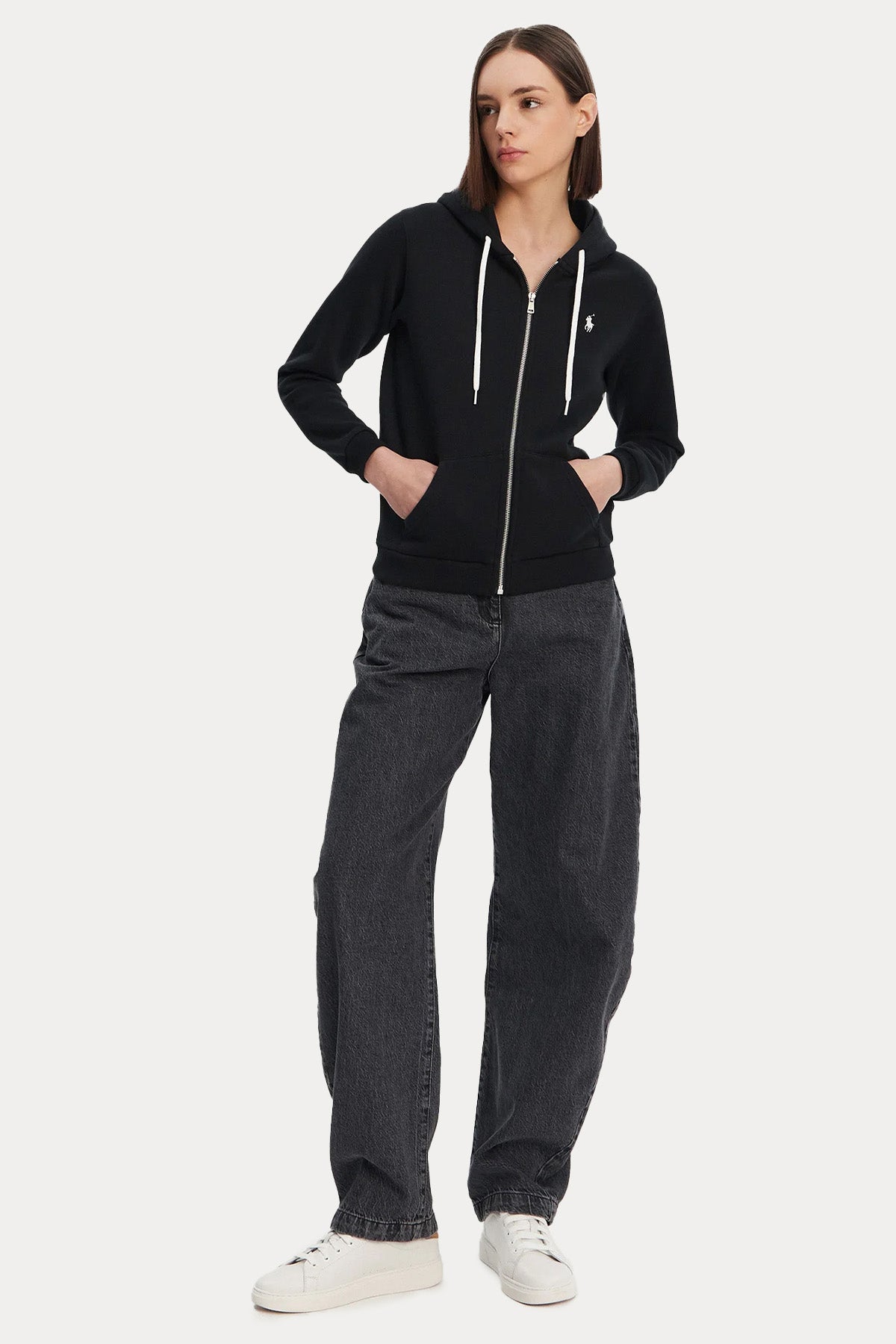 Polo Ralph Lauren Şardonlu Kapüşonlu Sweatshirt Ceket