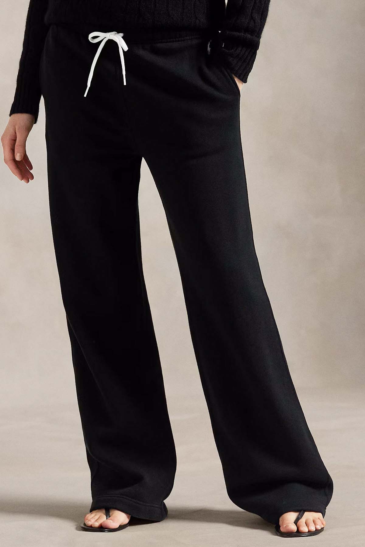 Polo Ralph Lauren Beli Lastikli Geniş Paça Şardonlu Eşofman Altı