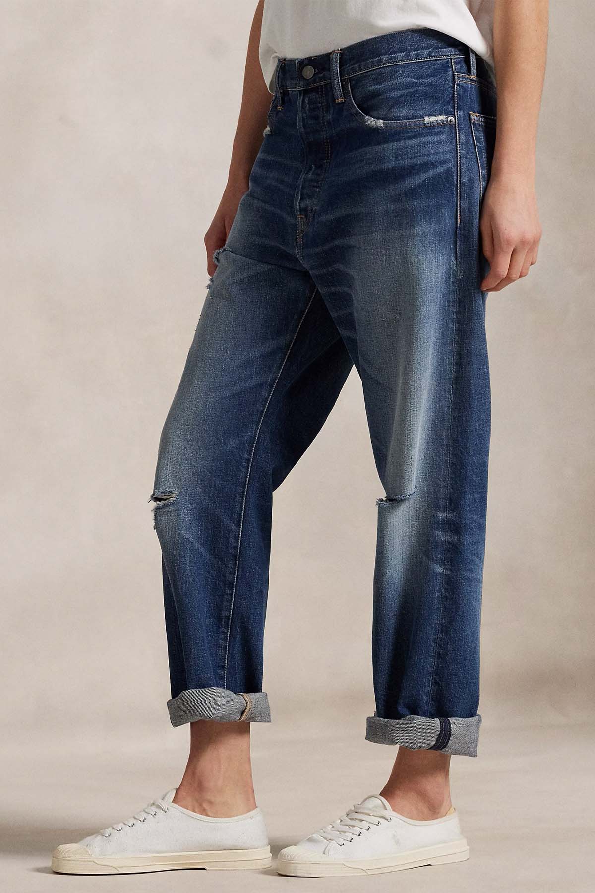 Polo Ralph Lauren Slouch Tapered Fit Yıkamalı Jeans