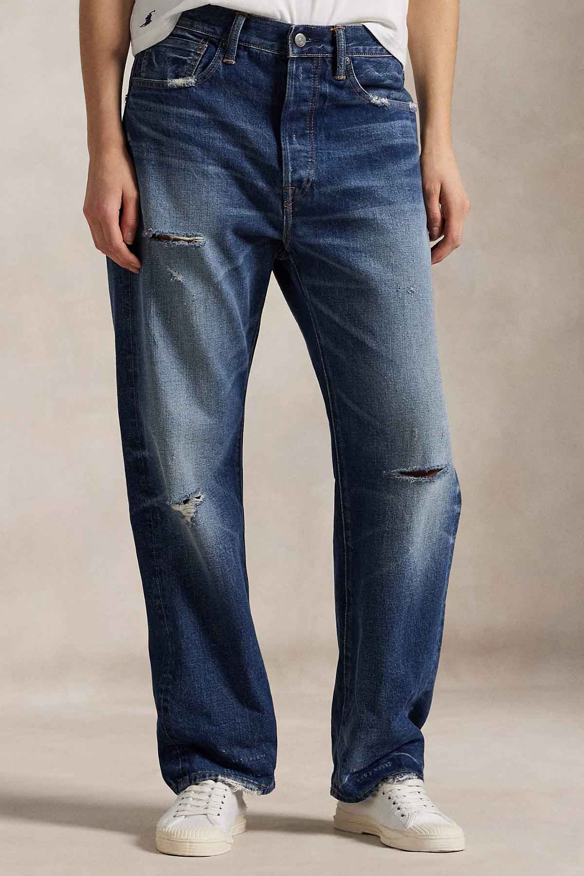 Polo Ralph Lauren Slouch Tapered Fit Yıkamalı Jeans