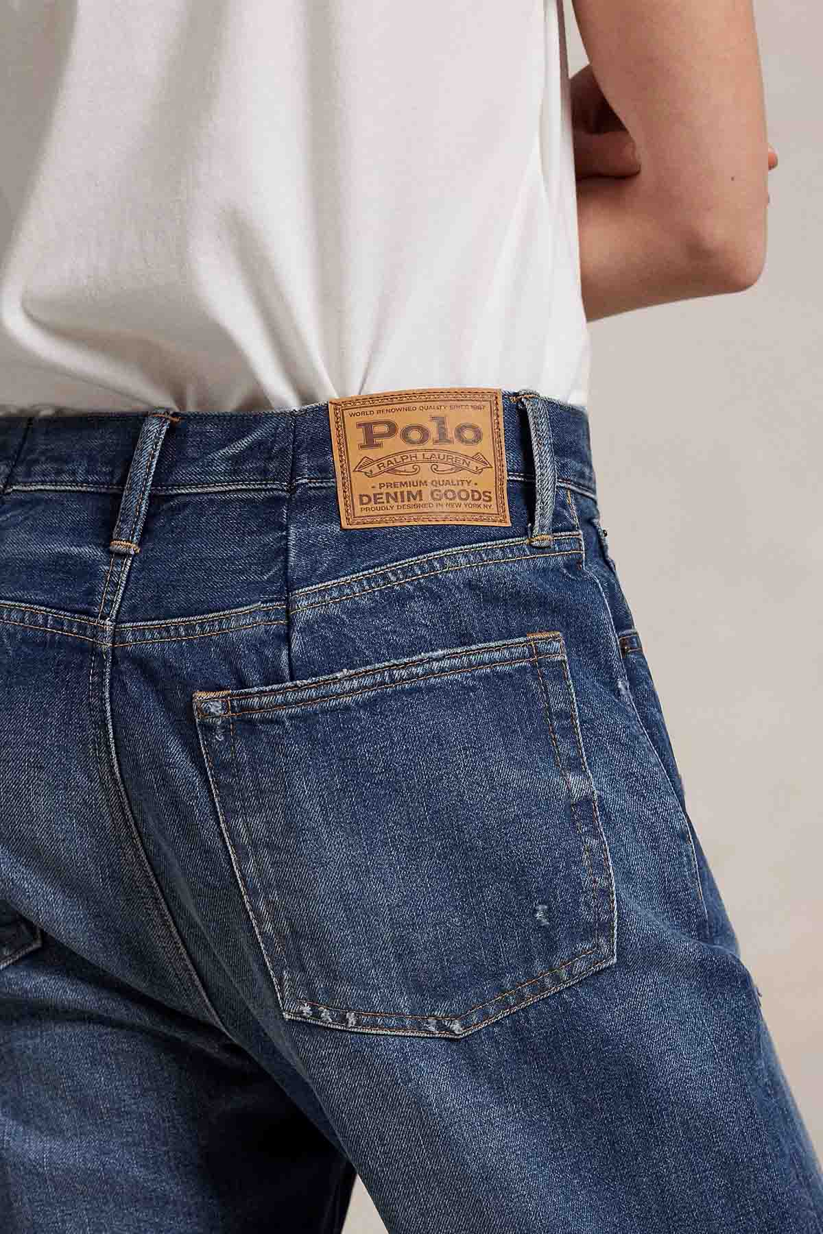 Polo Ralph Lauren Slouch Tapered Fit Yıkamalı Jeans