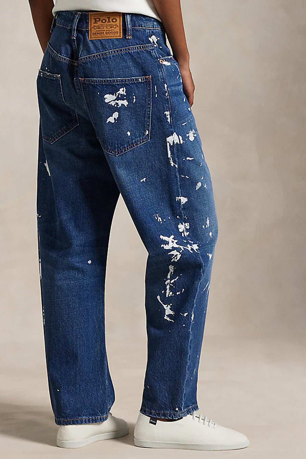 Polo Ralph Lauren Straight Fit Boya Efektli Jeans