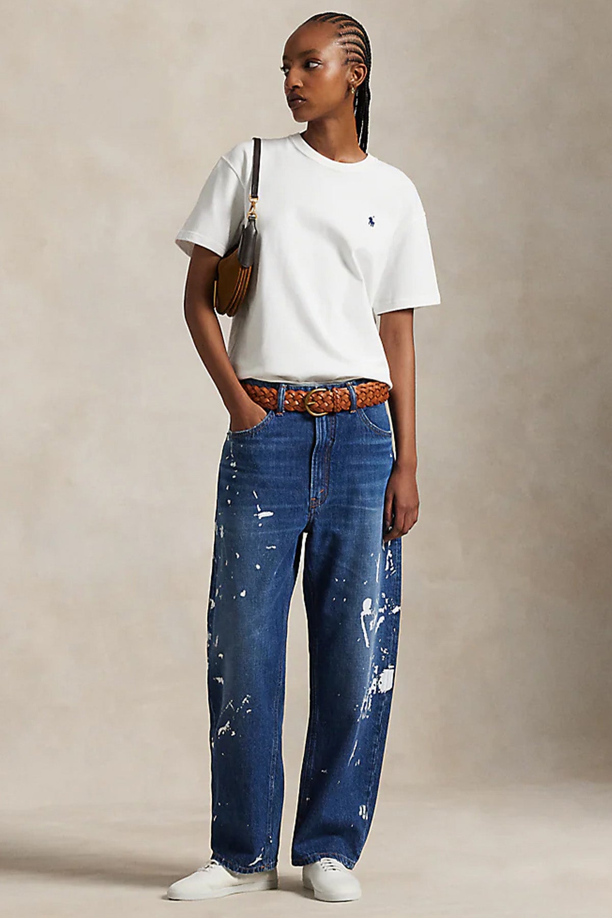 Polo Ralph Lauren Straight Fit Boya Efektli Jeans