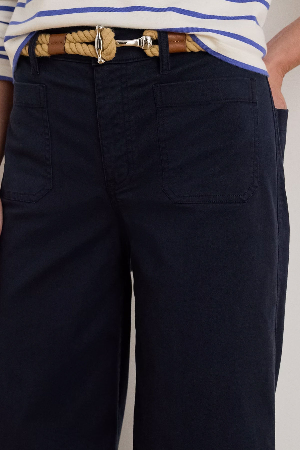 Polo Ralph Lauren Straight Fit Crop Paça Pantolon