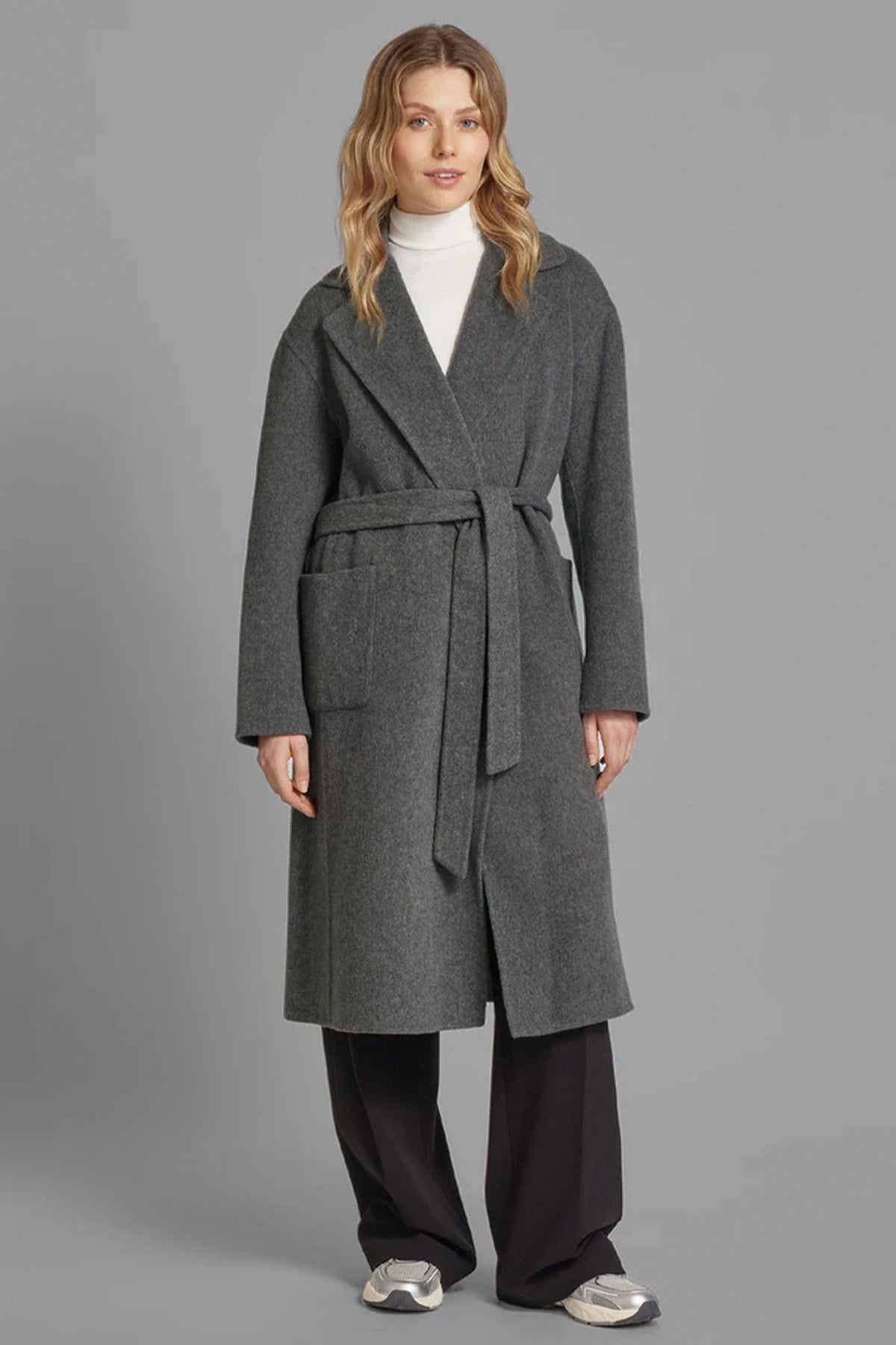 Polo Ralph Lauren Spor Cepli Kuşaklı Yün Kaban