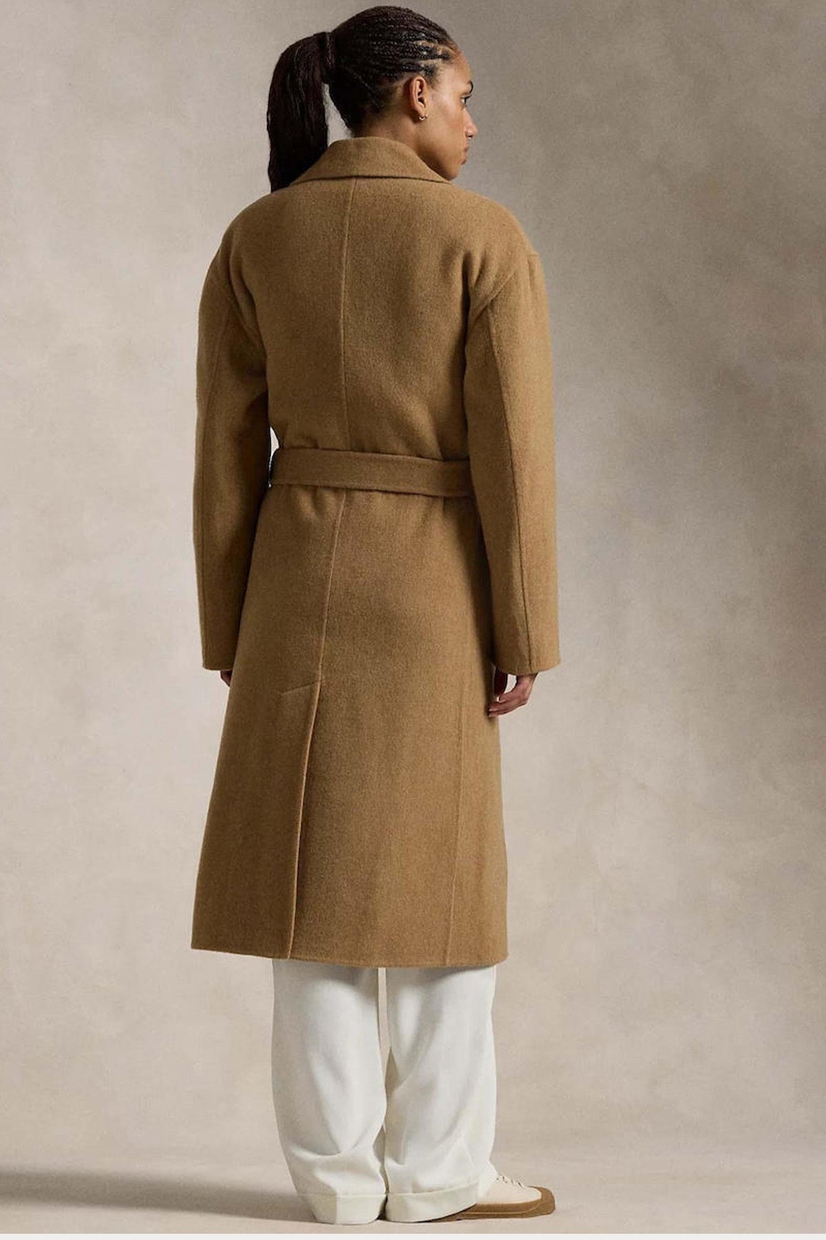 Polo Ralph Lauren Spor Cepli Kuşaklı Yün Kaban