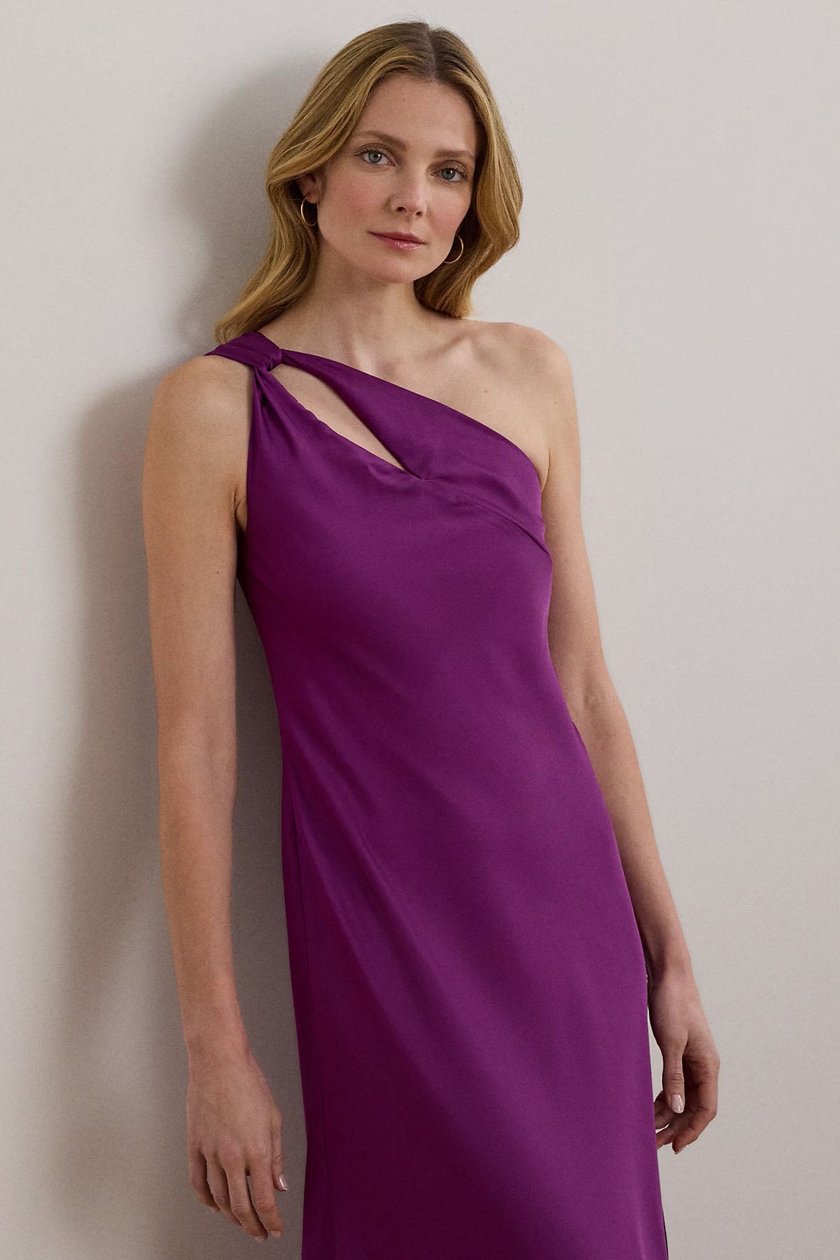 Polo Ralph Lauren Tek Omuz Maxi Abiye Elbise