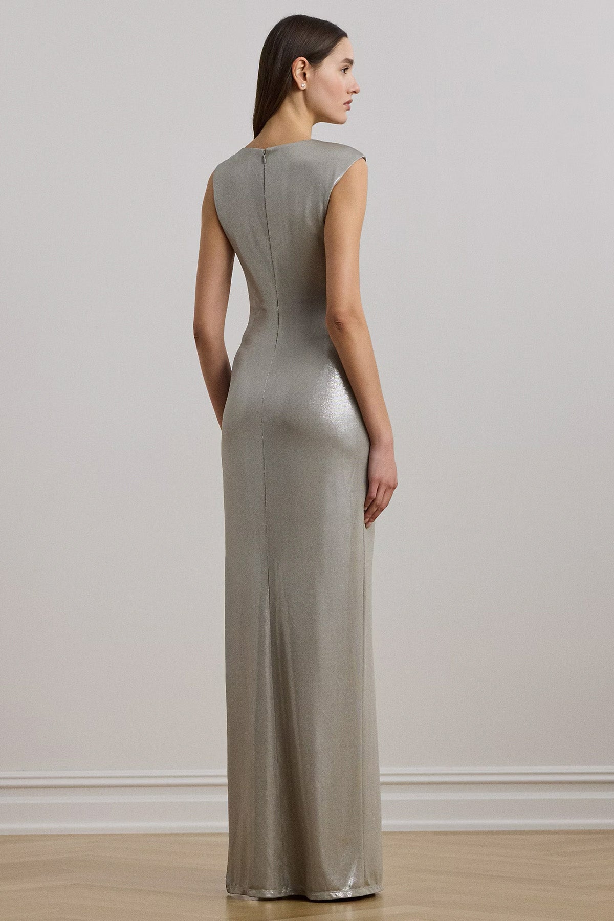 Polo Ralph Lauren Maxi Streç Abiye Elbise