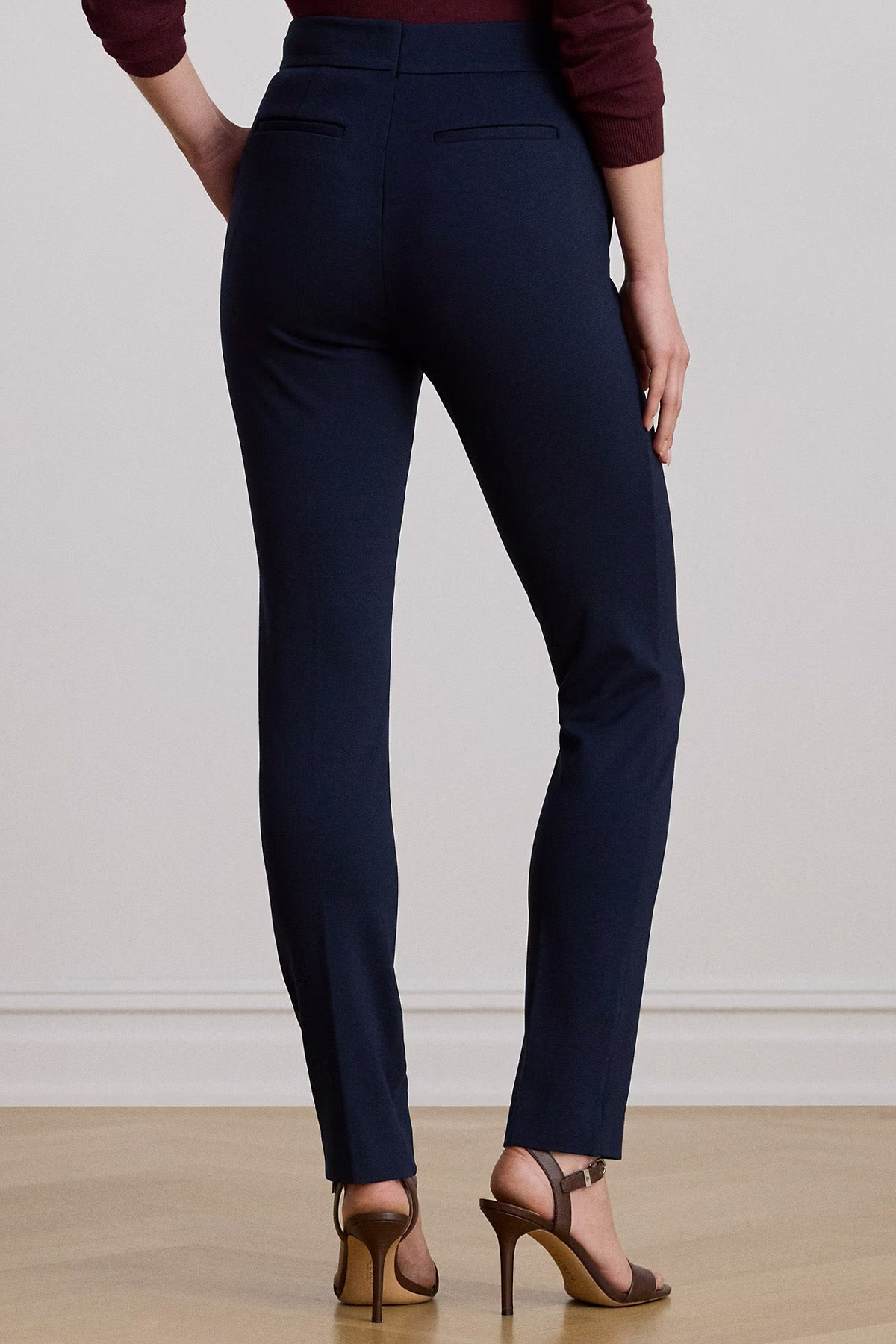 Polo Ralph Lauren Straight Fit Yüksek Bel Yandan Cepli Pantolon