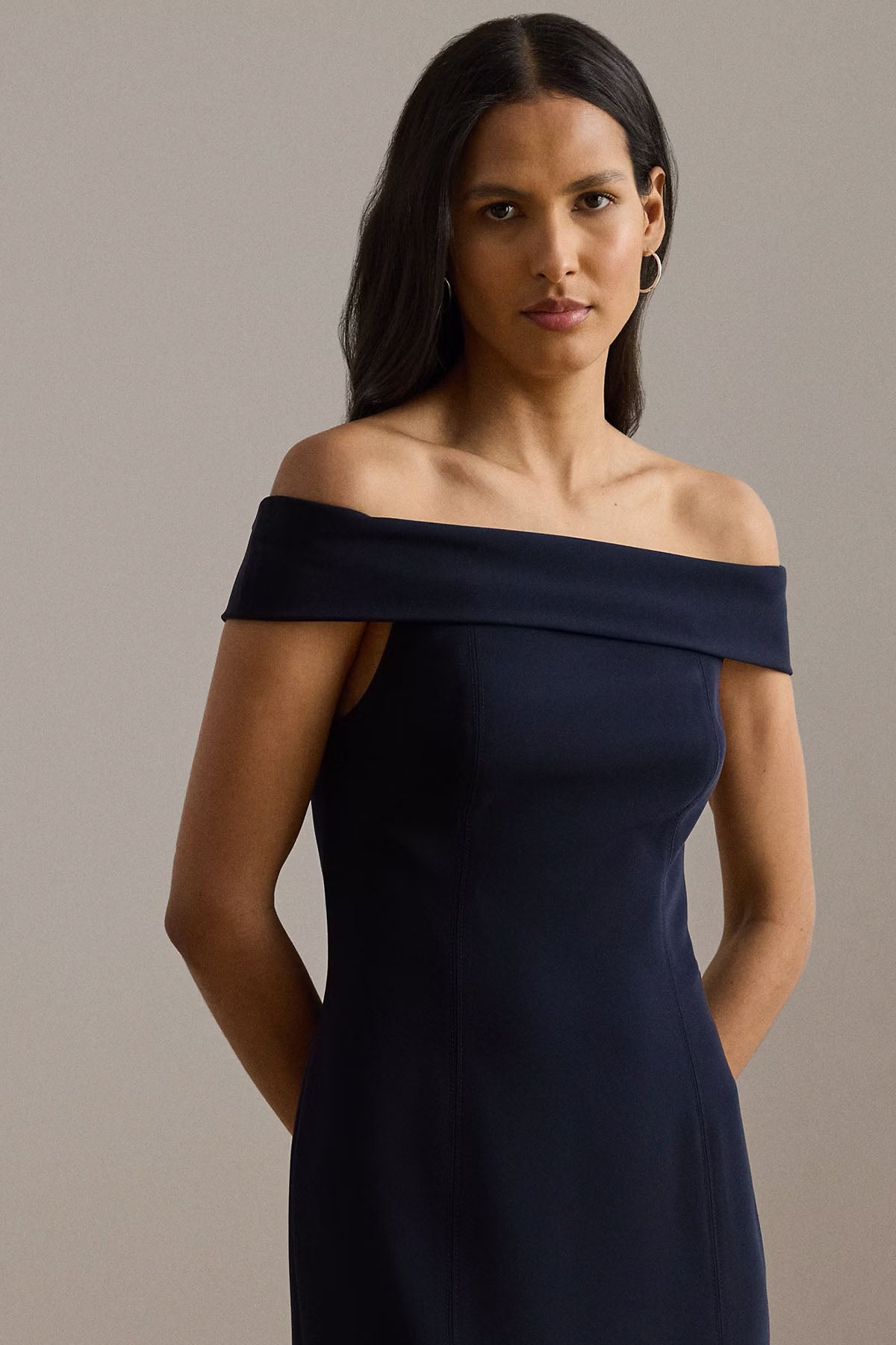 Polo Ralph Lauren Maxi Streç Abiye Elbise