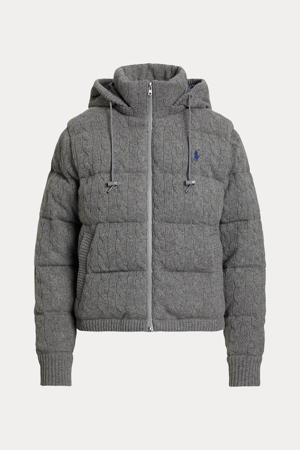 Polo Ralph Lauren Kapüşonlu Kaşmir Yün Puffer Mont