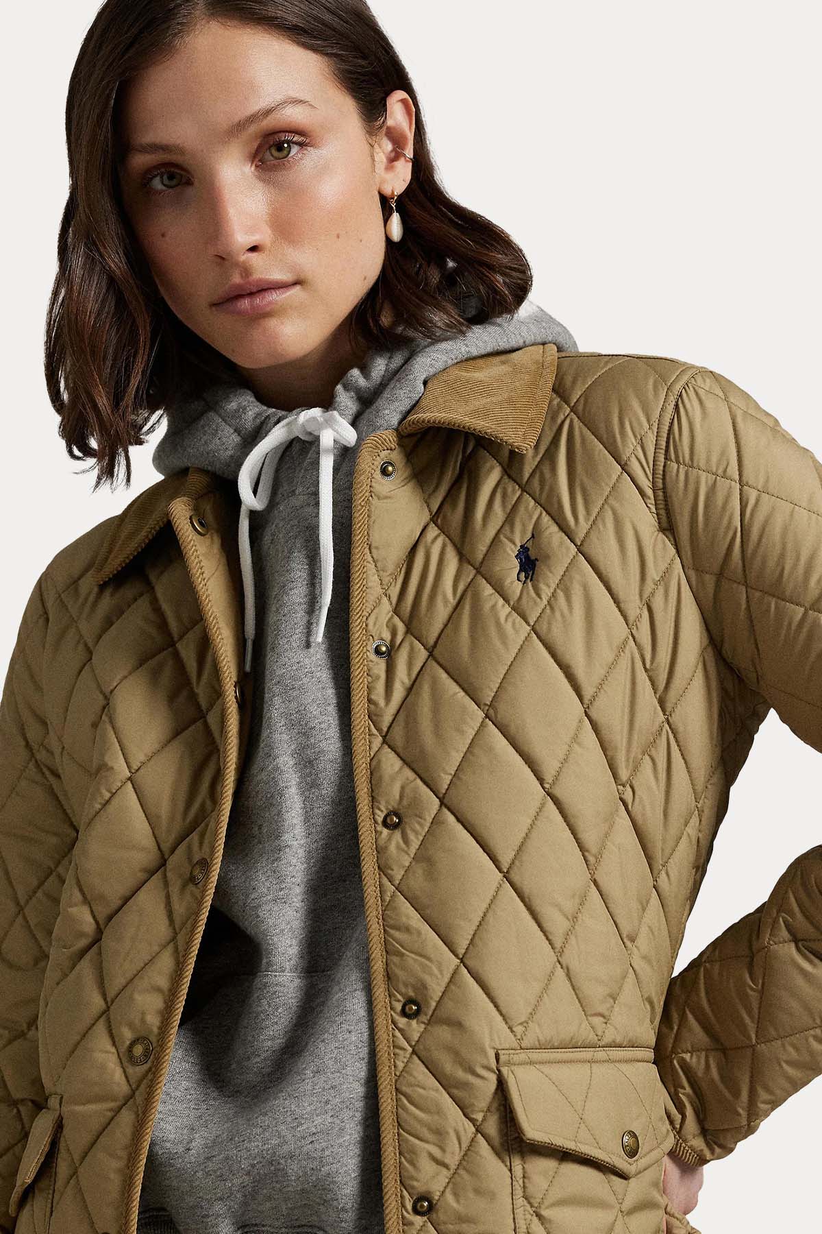 Polo Ralph Lauren Kapitone Desenli Puffer Ceket