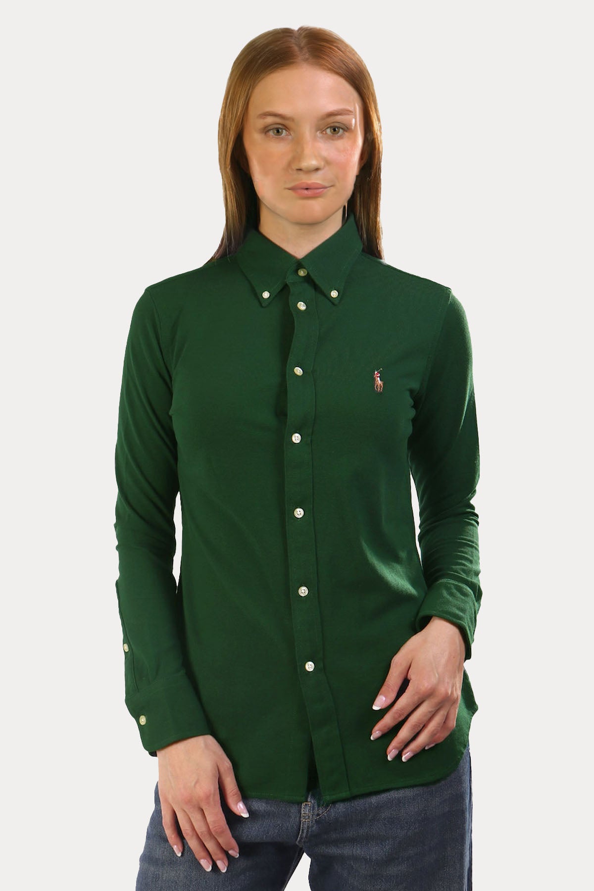 Polo Ralph Lauren Custom Fit Knit Oxford Gömlek