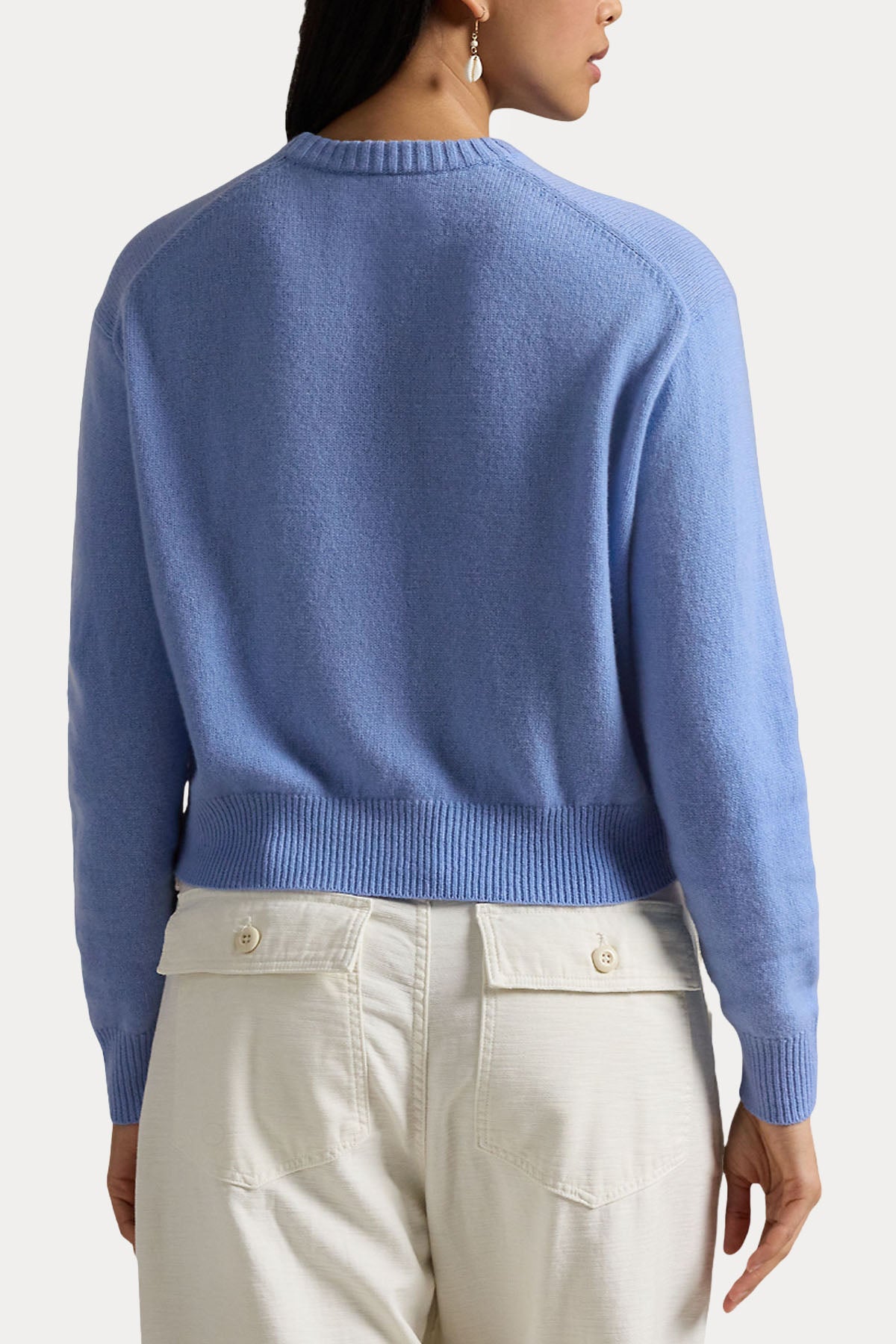 Polo Ralph Lauren Relaxed Fit İnce Örgü Kaşmir Yün Triko