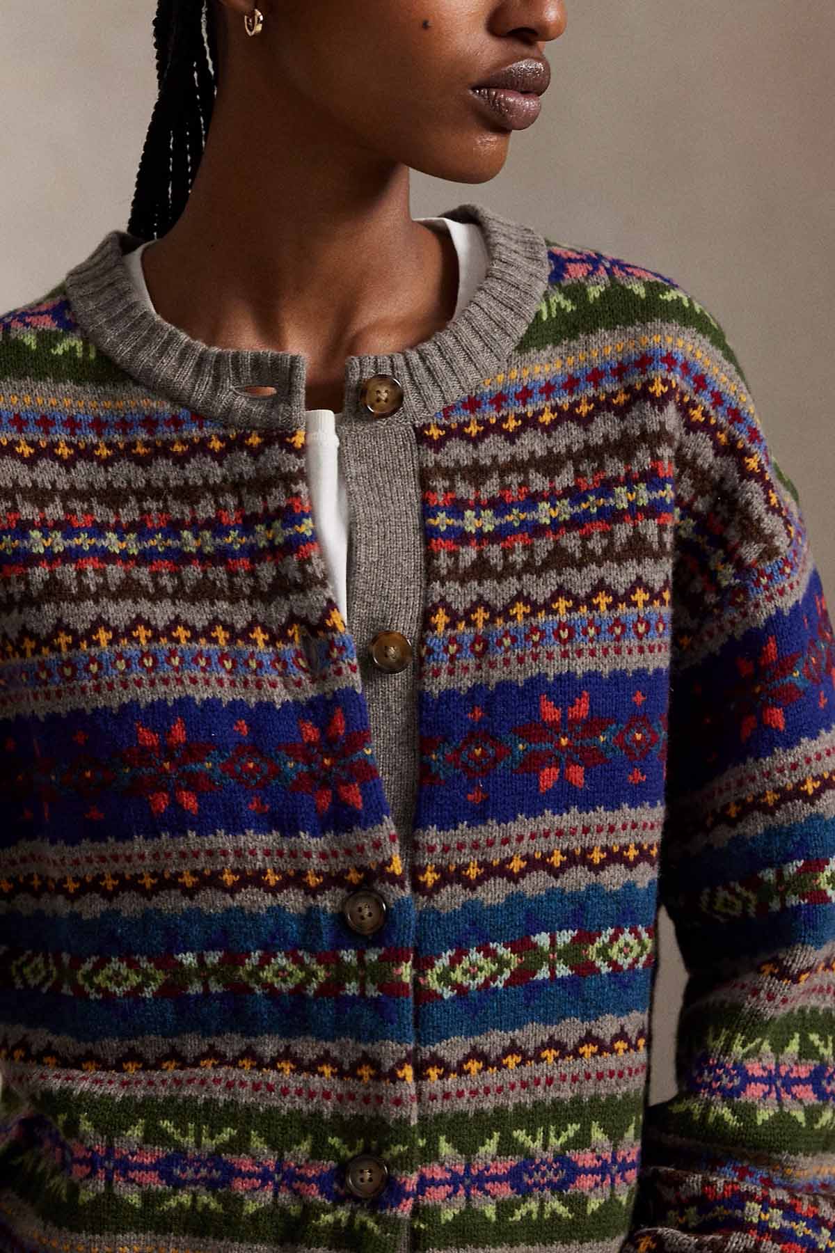 Polo Ralph Lauren Comfort Fit Örgü Yün Triko Ceket-Ceket-Libas