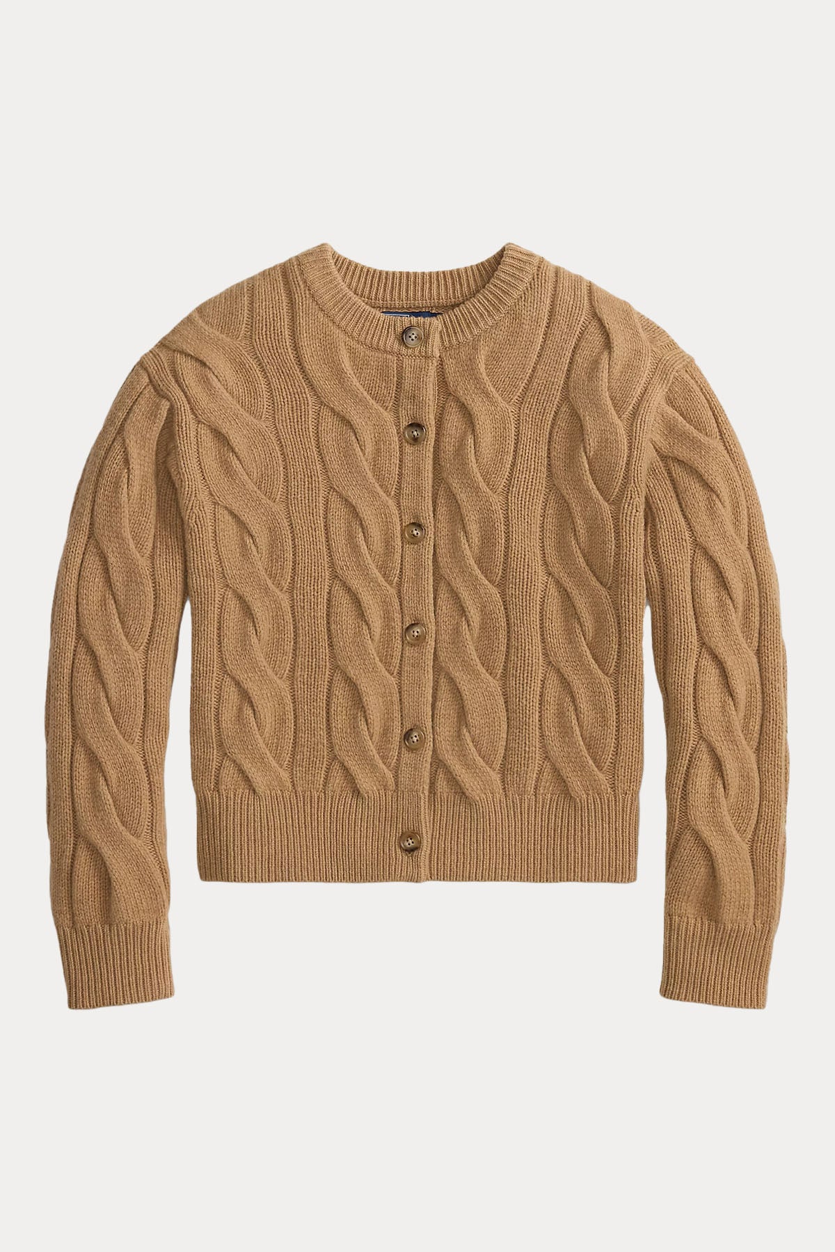 Polo Ralph Lauren Relaxed Fit Saç Örgü Kaşmir Yün Triko Ceket