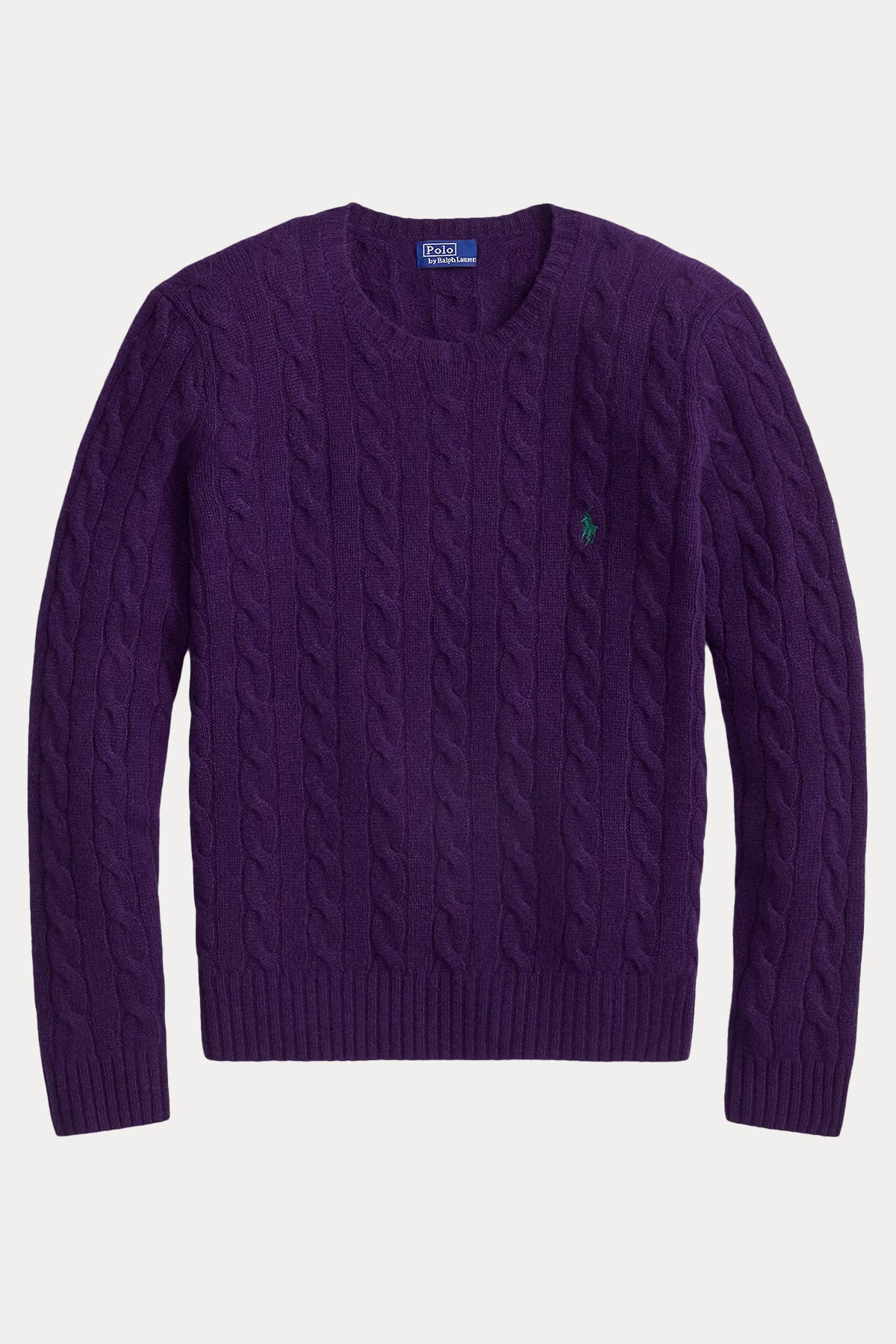 Polo Ralph Lauren Slim Fit Saç Örgü Kaşmir Yün Triko