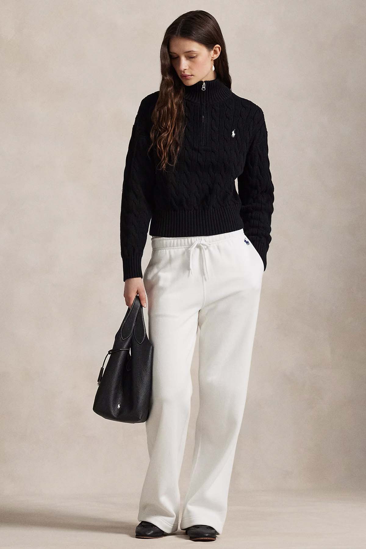 Polo Ralph Lauren Relaxed Fit Perkins Yaka Saç Örgü Triko