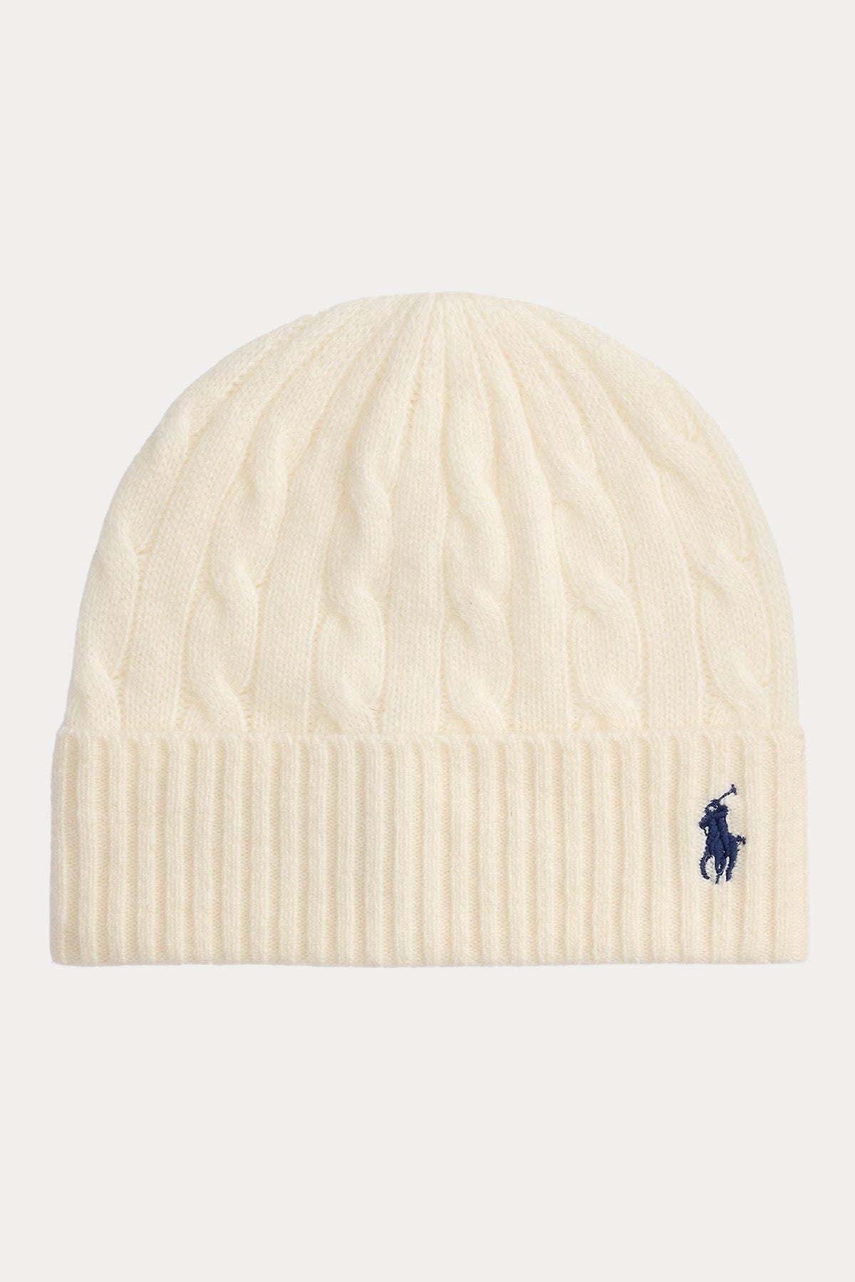 Polo Ralph Lauren Kaşmir Saç Örgü Yün Bere