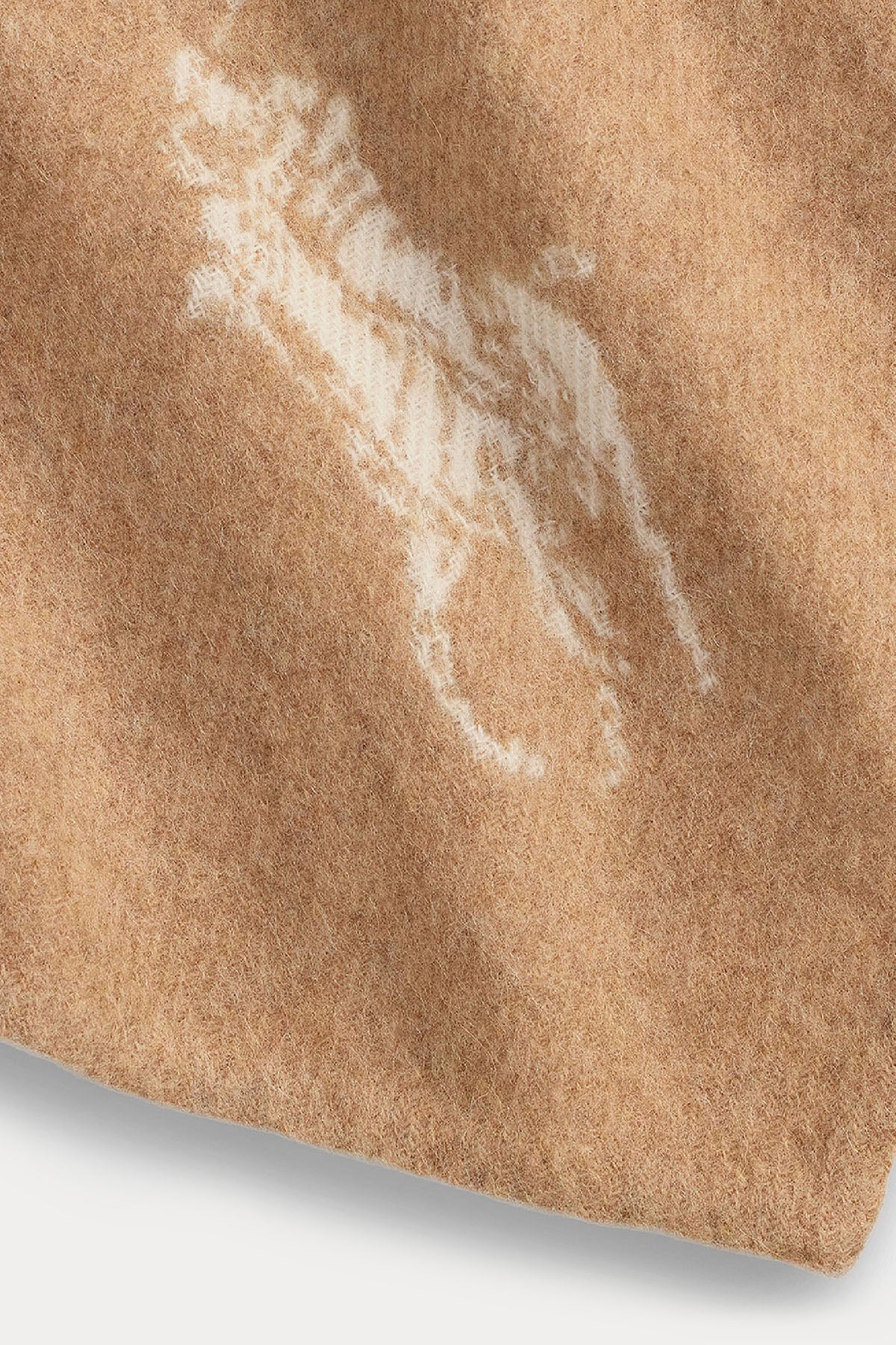 Polo Ralph Lauren Çift Taraflı Pony Logolu Yün Atkı