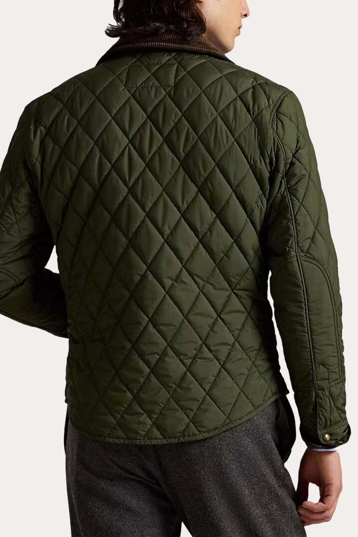 Polo Ralph Lauren Fitilli Kadife Yaka Kapitone Desenli Ceket-Ceket-Libas