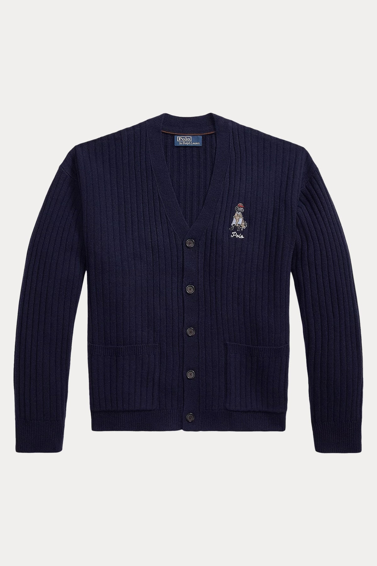 Polo Ralph Lauren Relaxed Fit Polo Bear Örgü Yün Triko Ceket