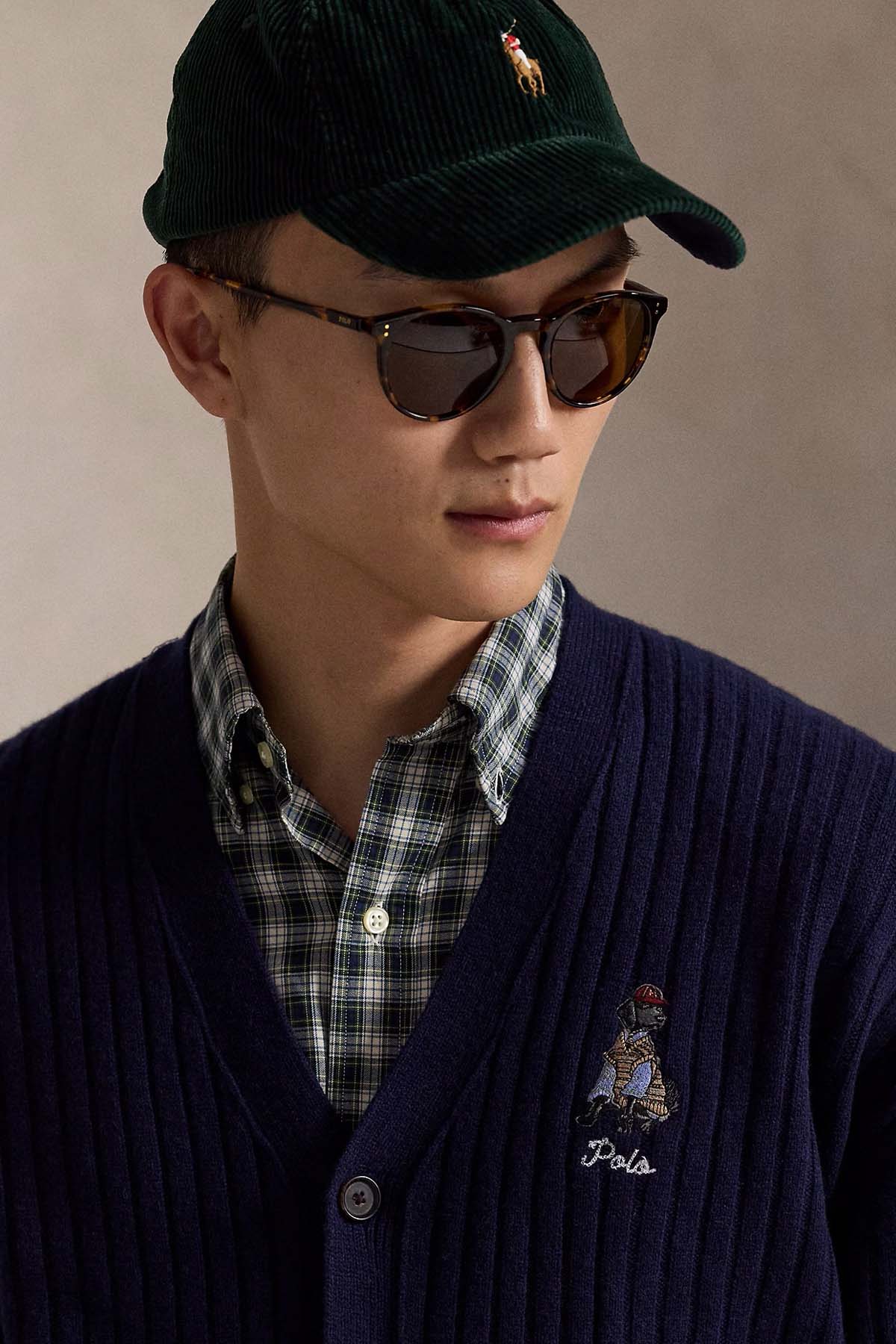 Polo Ralph Lauren Relaxed Fit Polo Bear Örgü Yün Triko Ceket