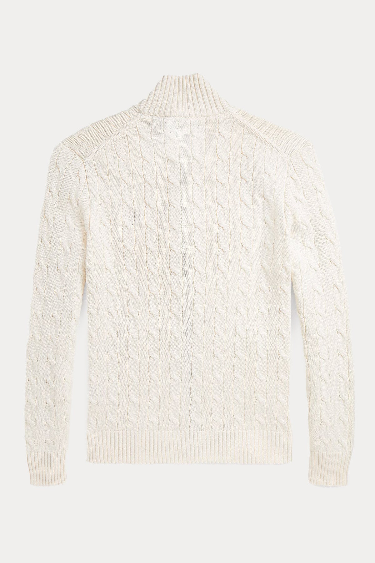 Polo Ralph Lauren Dik Yaka Saç Örgü Triko Ceket