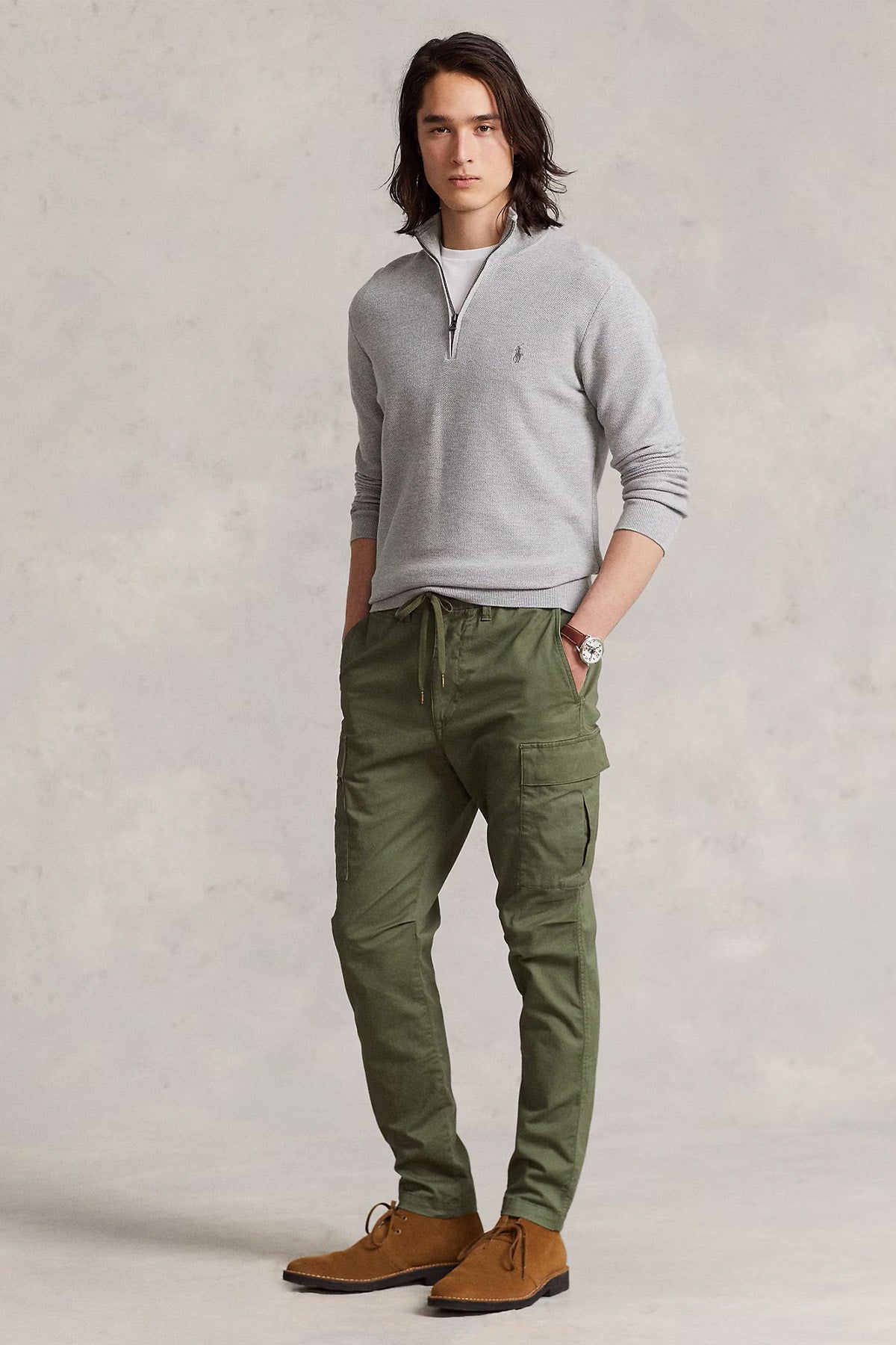 Polo Ralph Lauren Regular Fit Perkins Yaka Örgü Triko-Triko-Libas