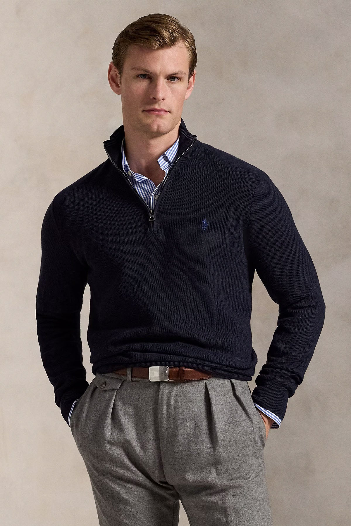 Polo Ralph Lauren Regular Fit Perkins Yaka Örgü Triko