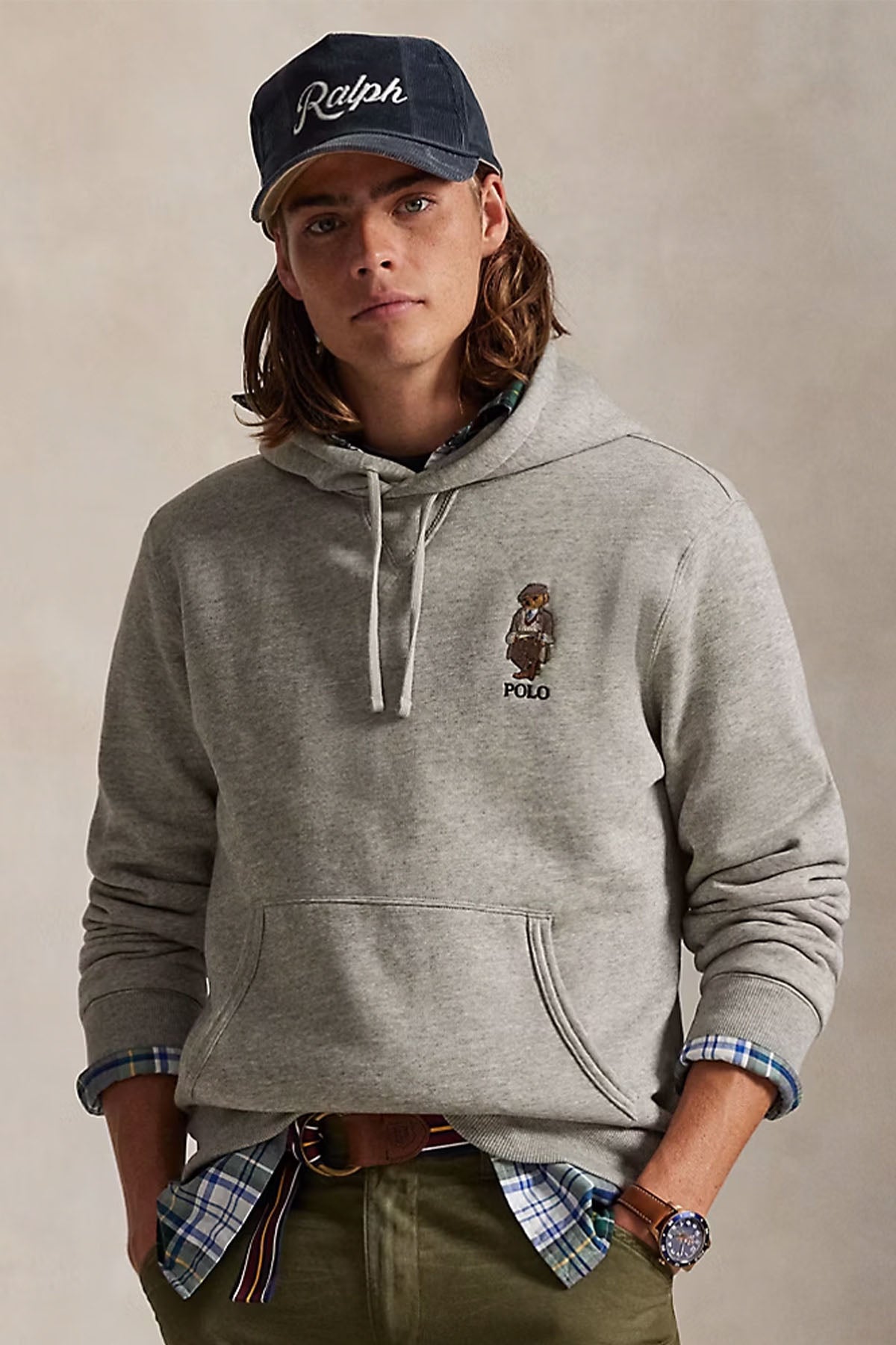 Polo Ralph Lauren Polo Bear Şardonlu Kapüşonlu Sweatshirt