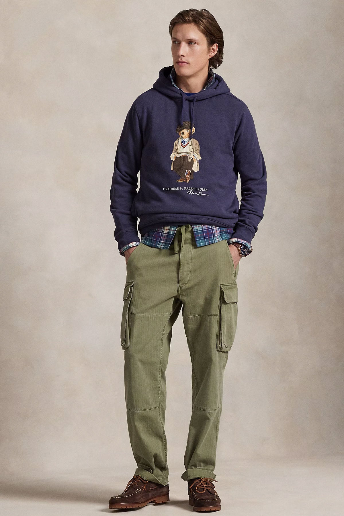 Polo Ralph Lauren Polo Bear Şardonlu Kapüşonlu Sweatshirt