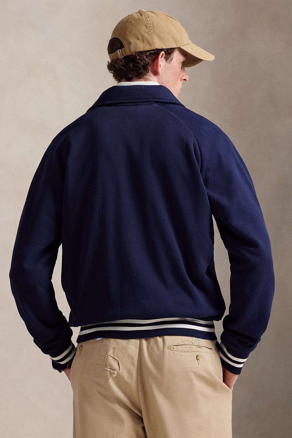 Polo Ralph Lauren Logolu Şardonlu Sweatshirt Ceket-Ceket-Libas