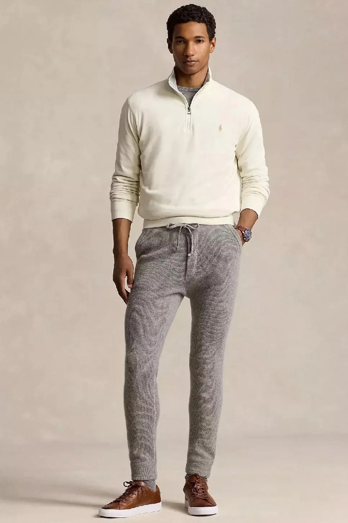 Polo Ralph Lauren Perkins Yaka Yarım Fermuarlı Sweatshirt