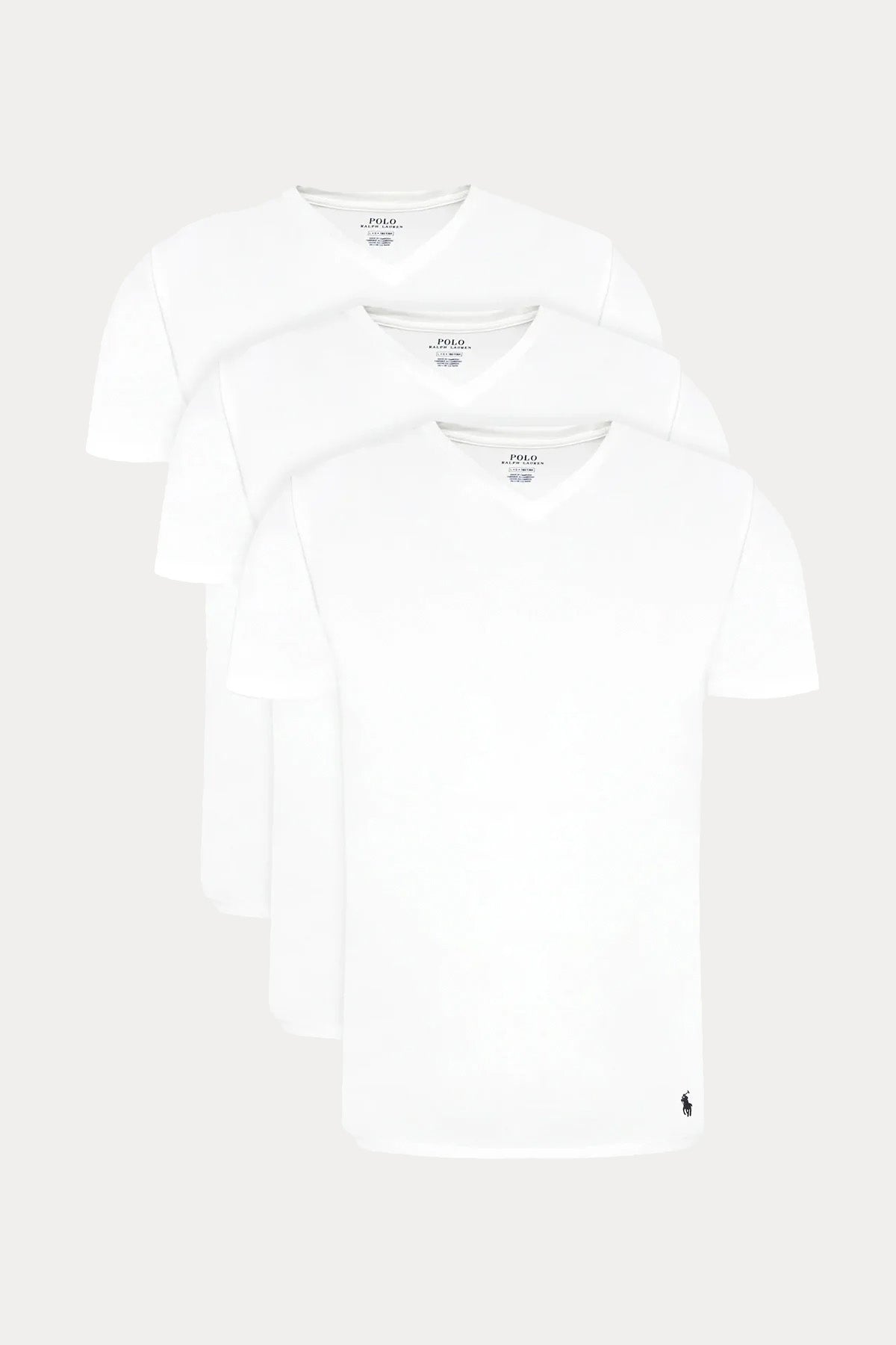Polo Ralph Lauren 3'lü Paket V Yaka T-shirt Set